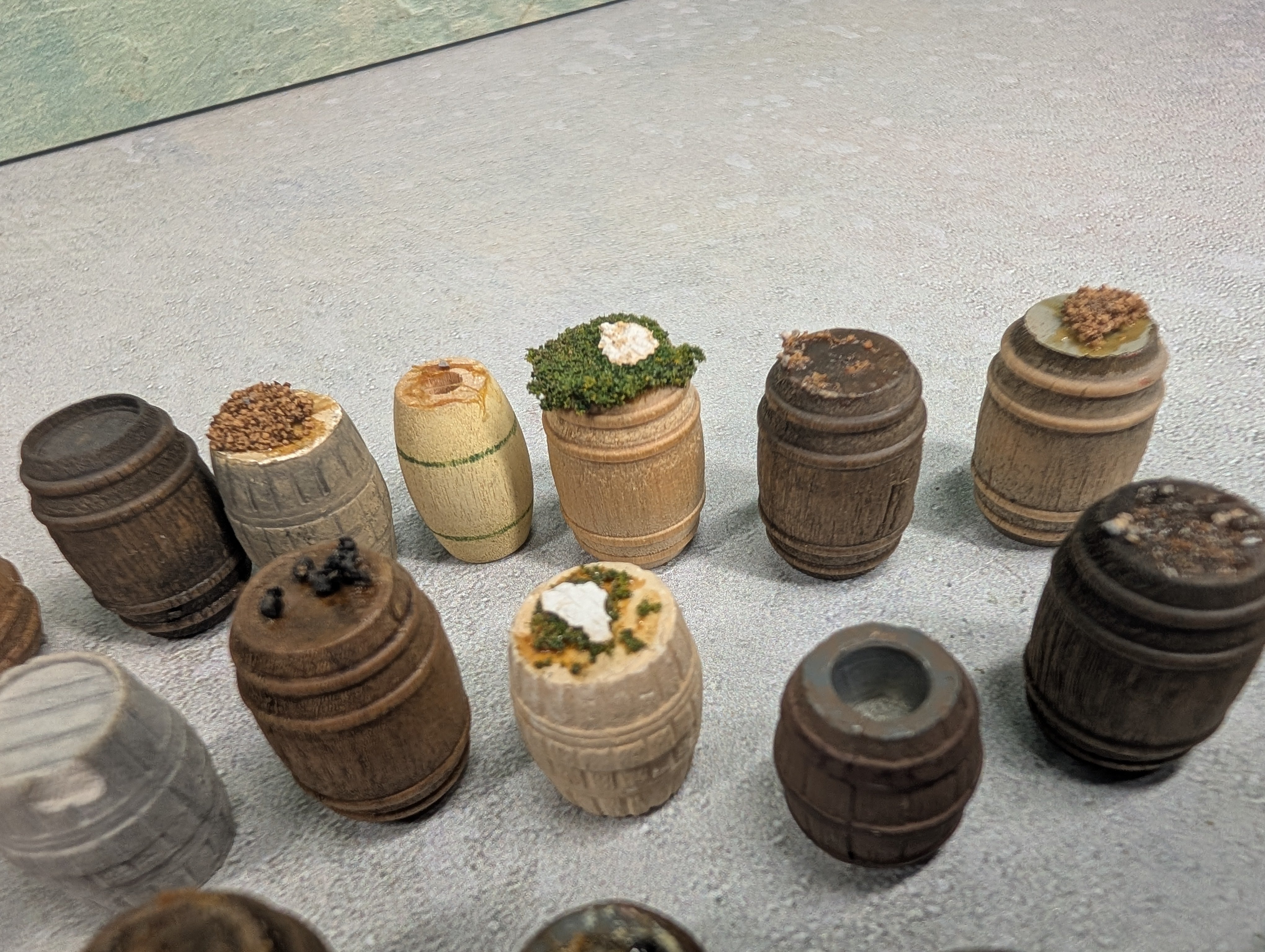 USED O Lot of Wooden Barrels (37 pcs)