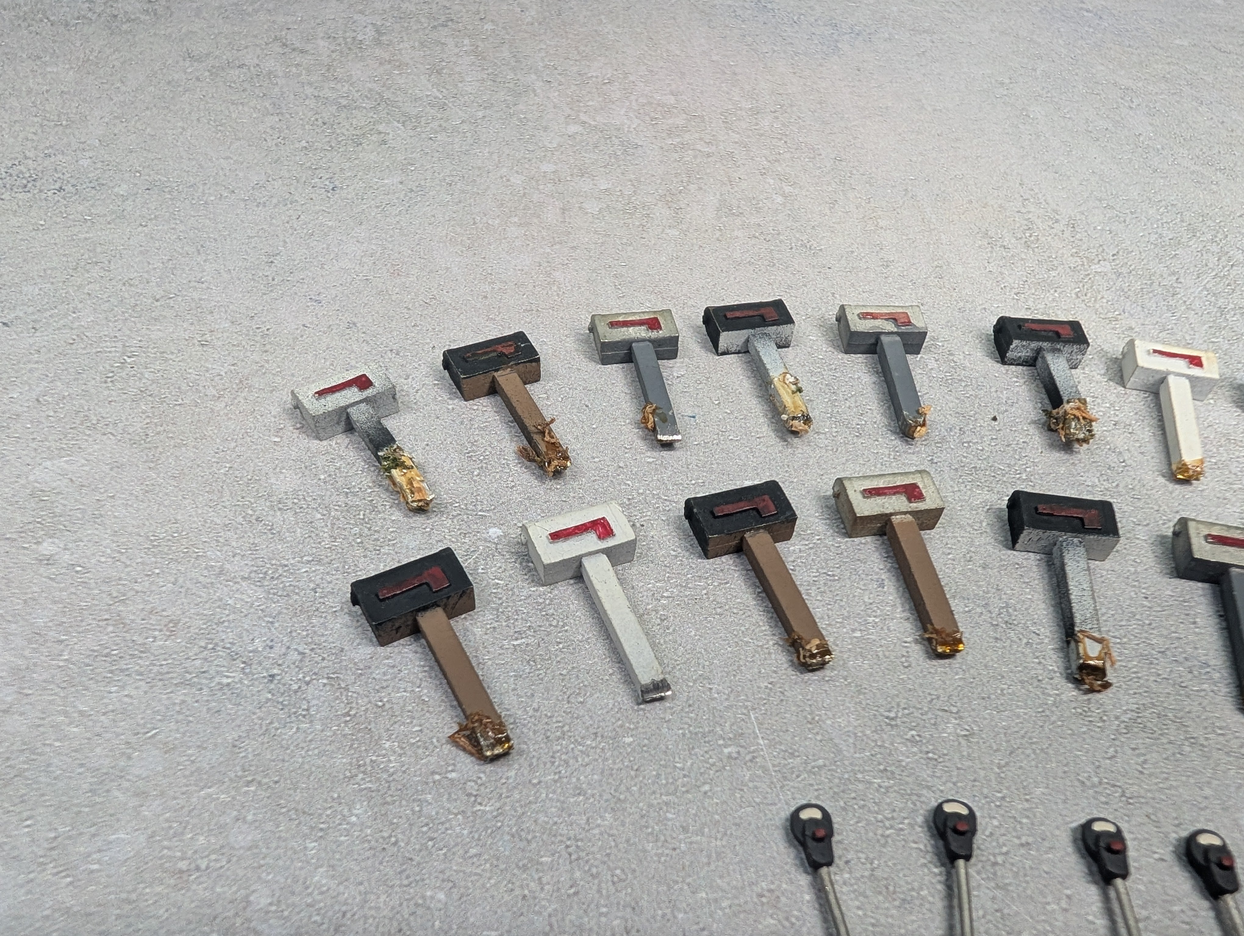 USED O Lot of Mailboxes and Parking Meters (21 pcs)