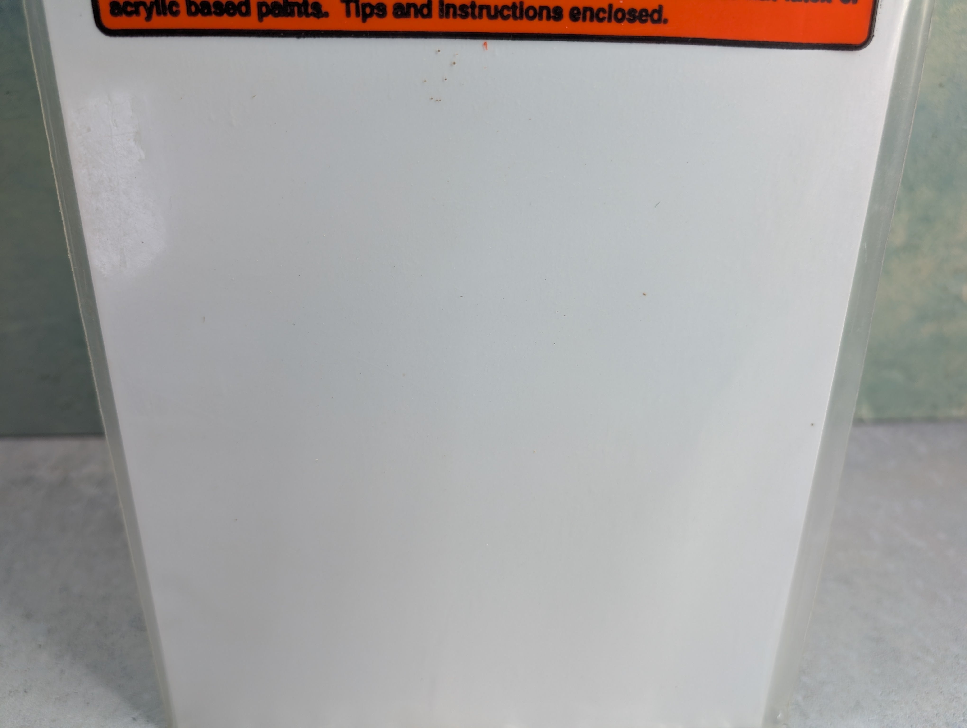 Plastruct 91106 Multi Scale White Styrene Sheets (2pcs) 080" / 2.0mm