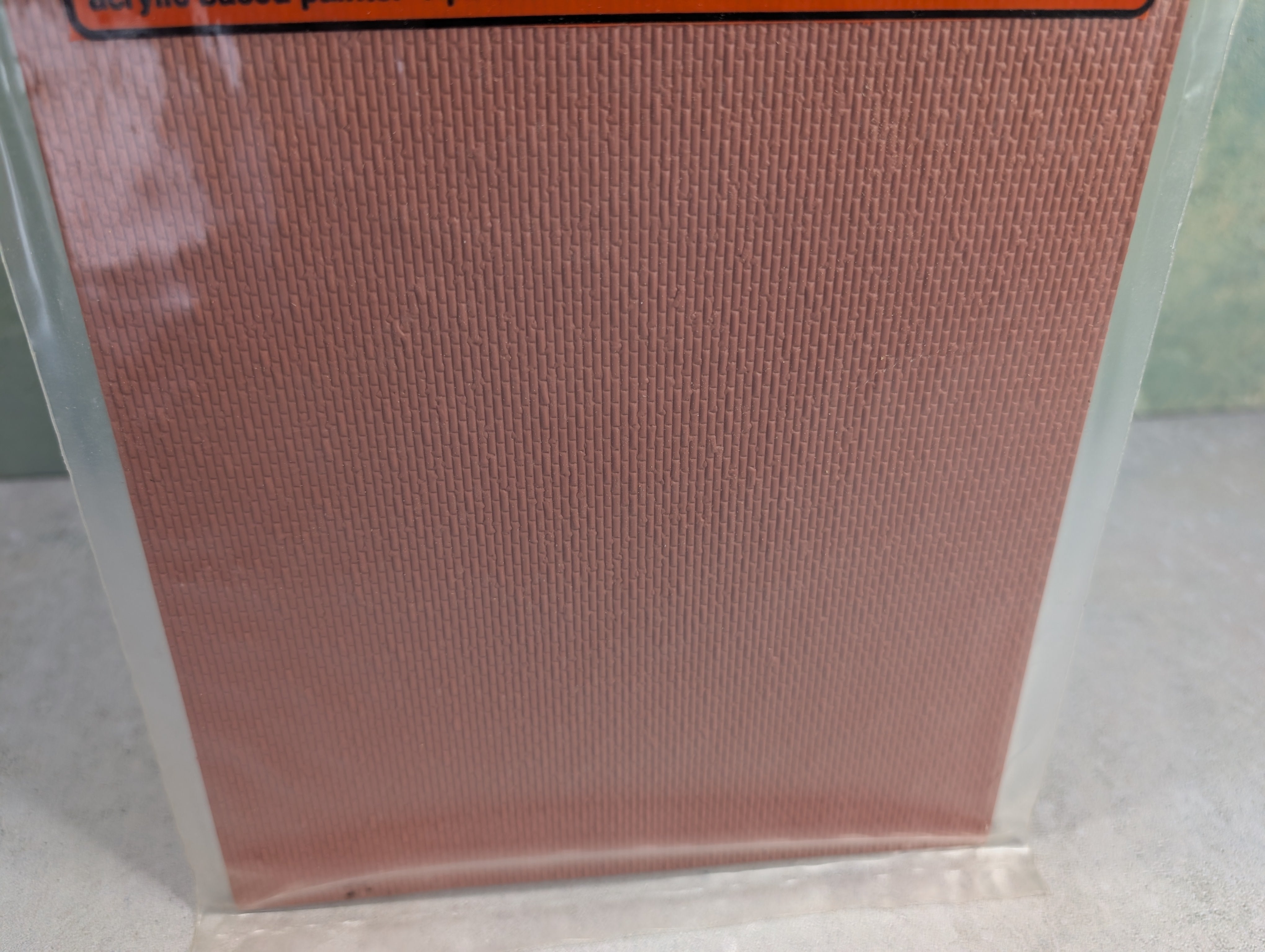 Plastruct 91606 Multi Scale Rough Brick Sheets (2pcs), Brick Retaining Wall