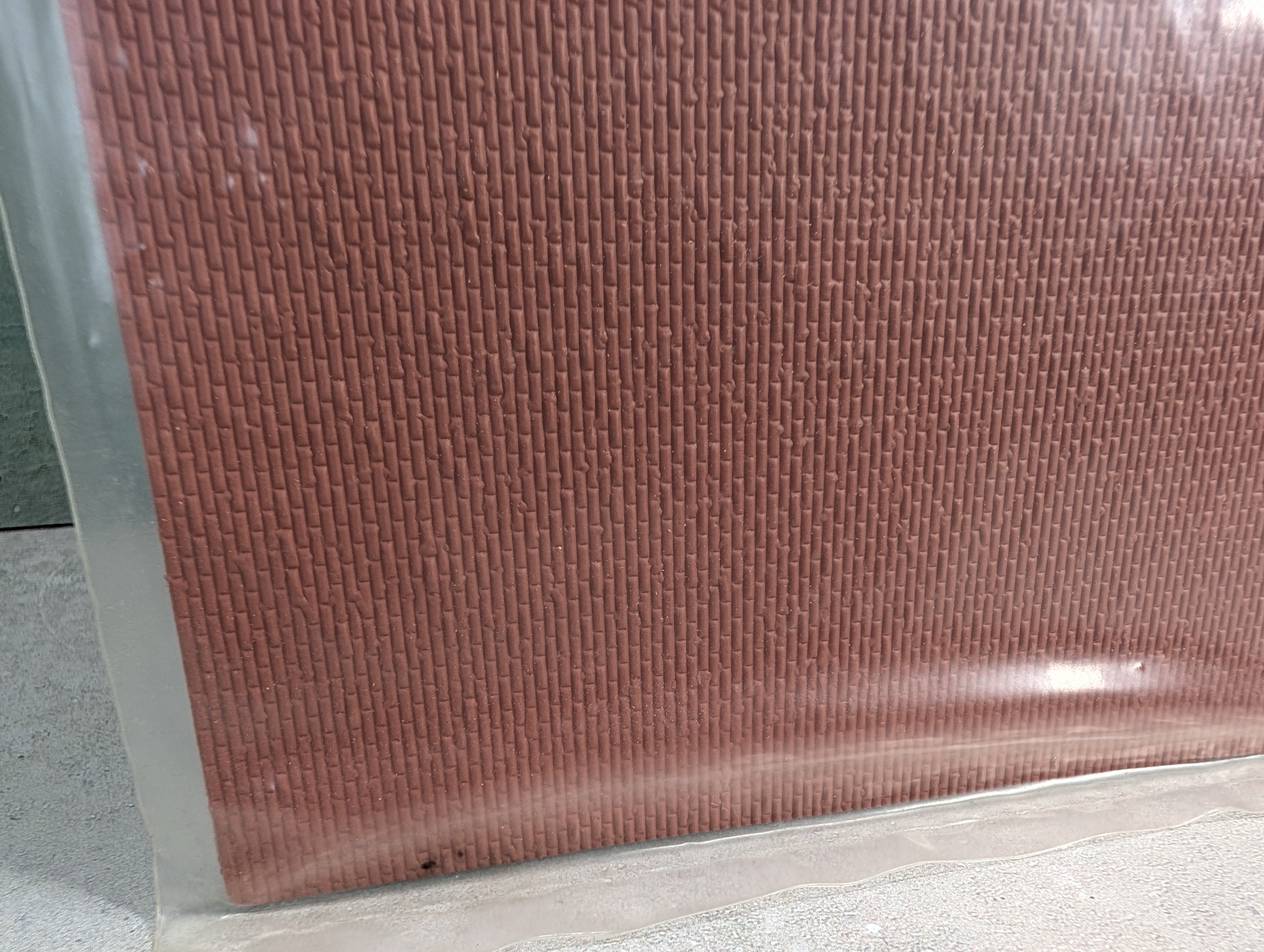 Plastruct 91606 Multi Scale Rough Brick Sheets (2pcs), Brick Retaining Wall