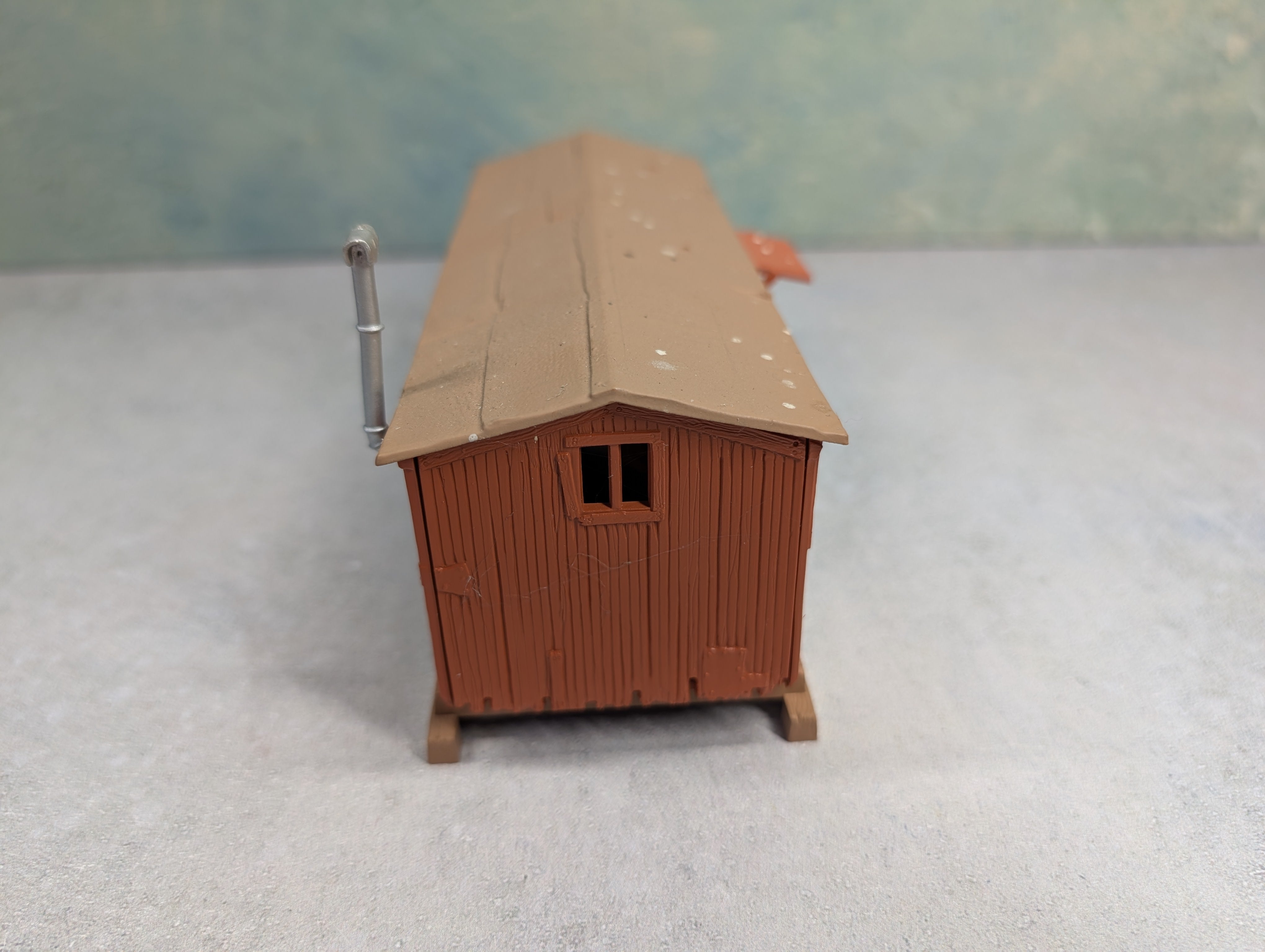 USED O Railroad Work Car Building