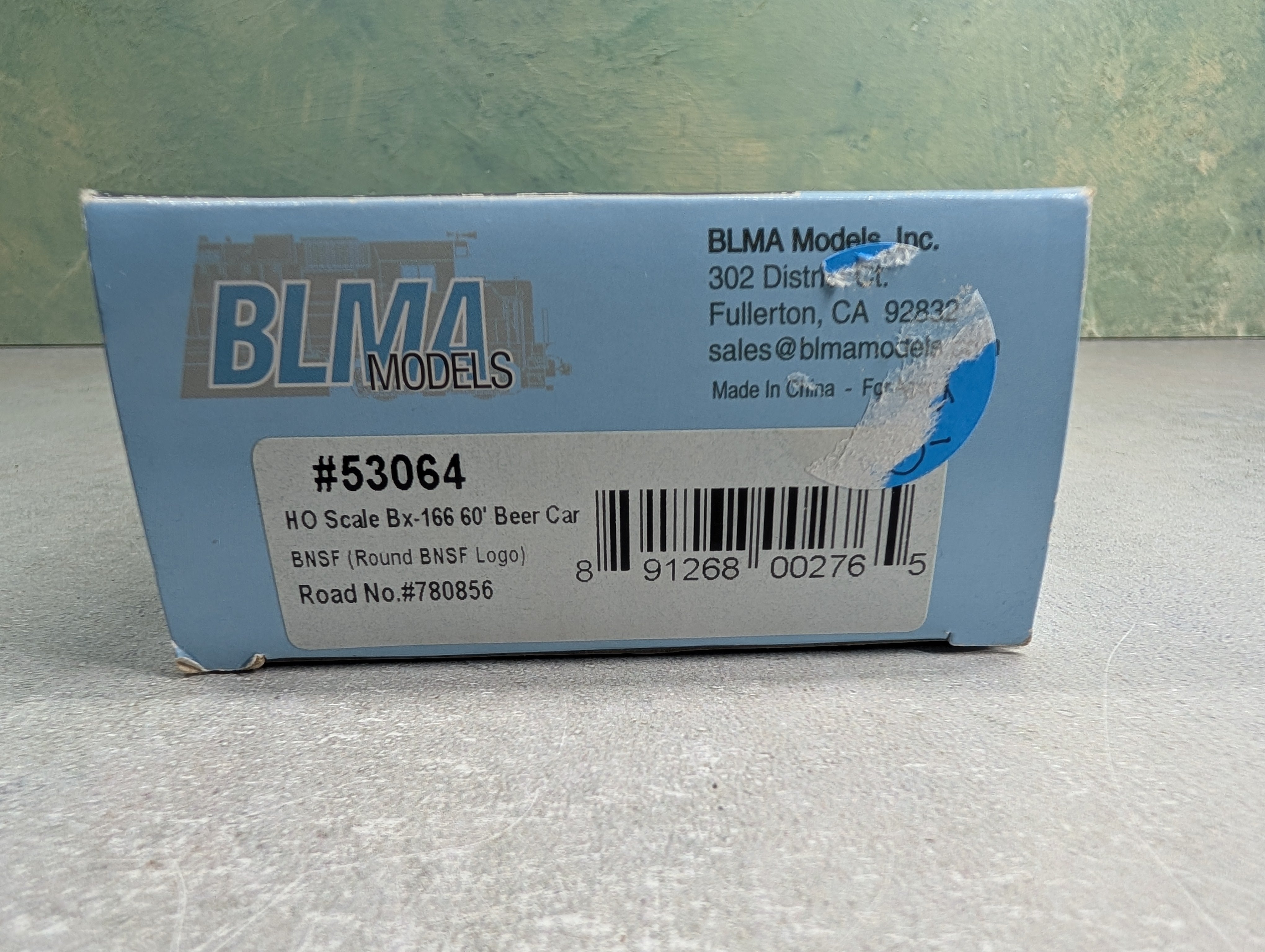 USED BLMA 53064 HO Scale 60' Beer Car BNSF #780856