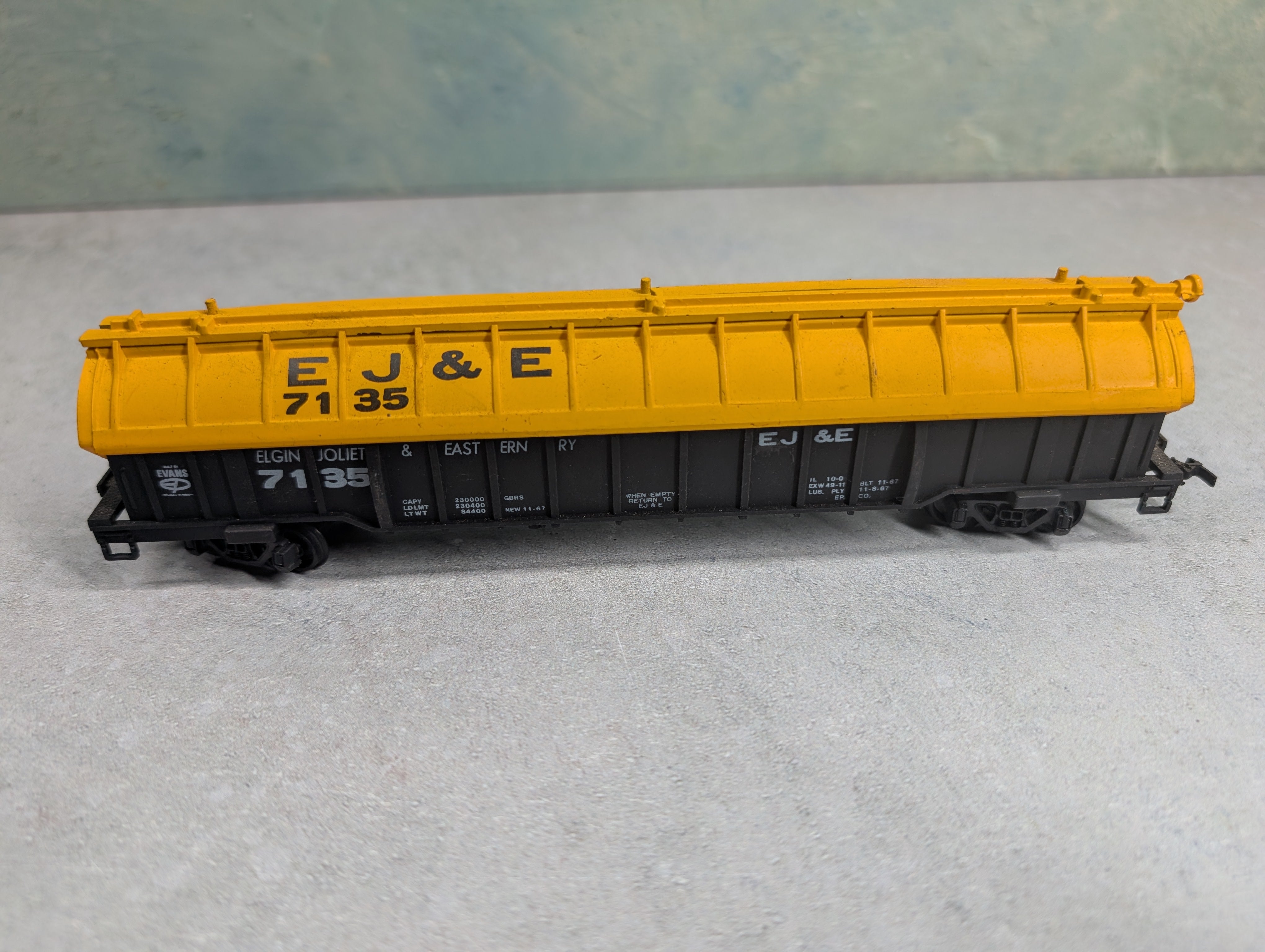 USED HO Scale Cable Dispensing Car Elgin Joliet & Eastern EJ&E #7135