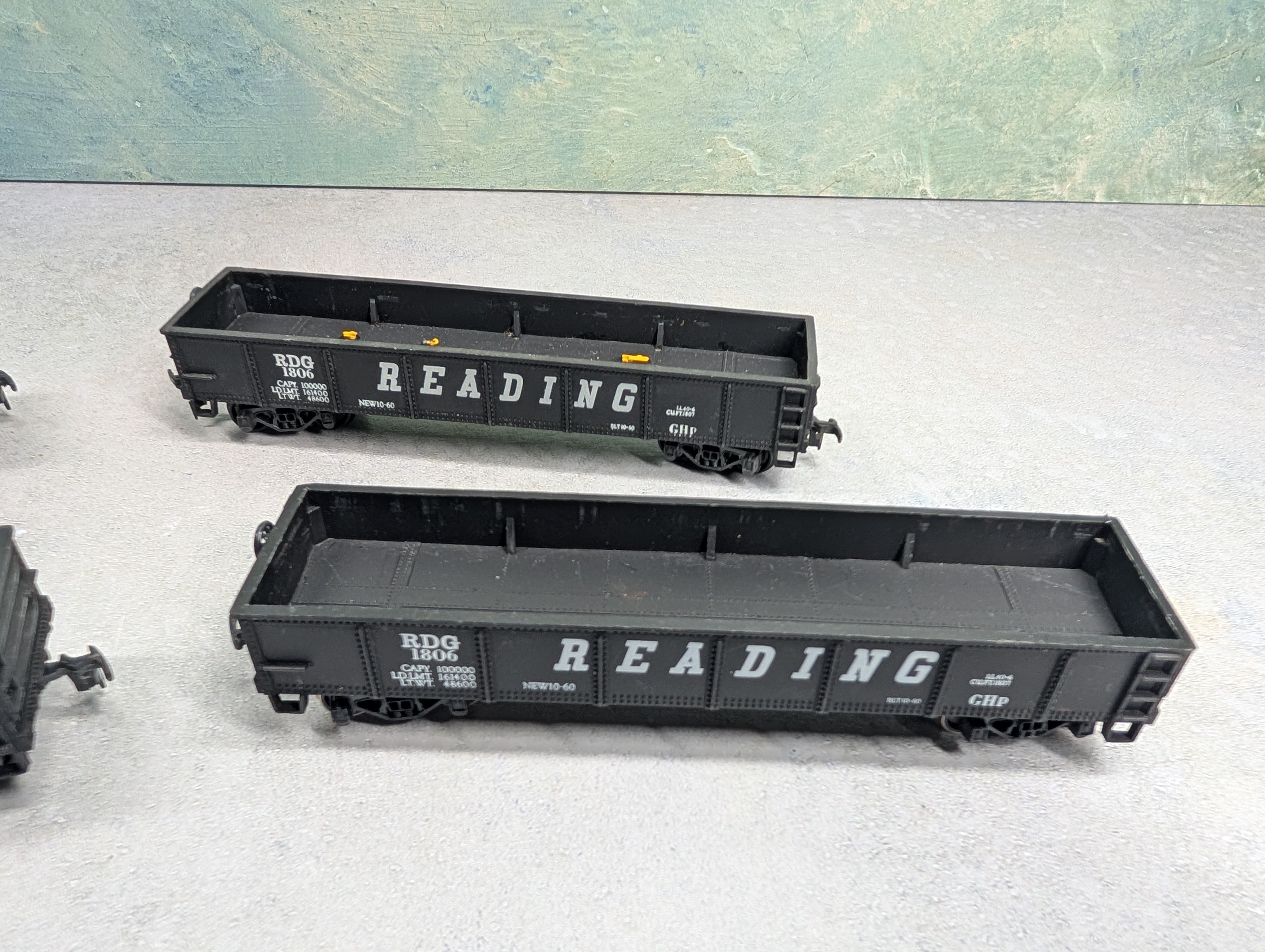 USED AHM HO Scale Lot of Gondolas Reading RDG #1806
