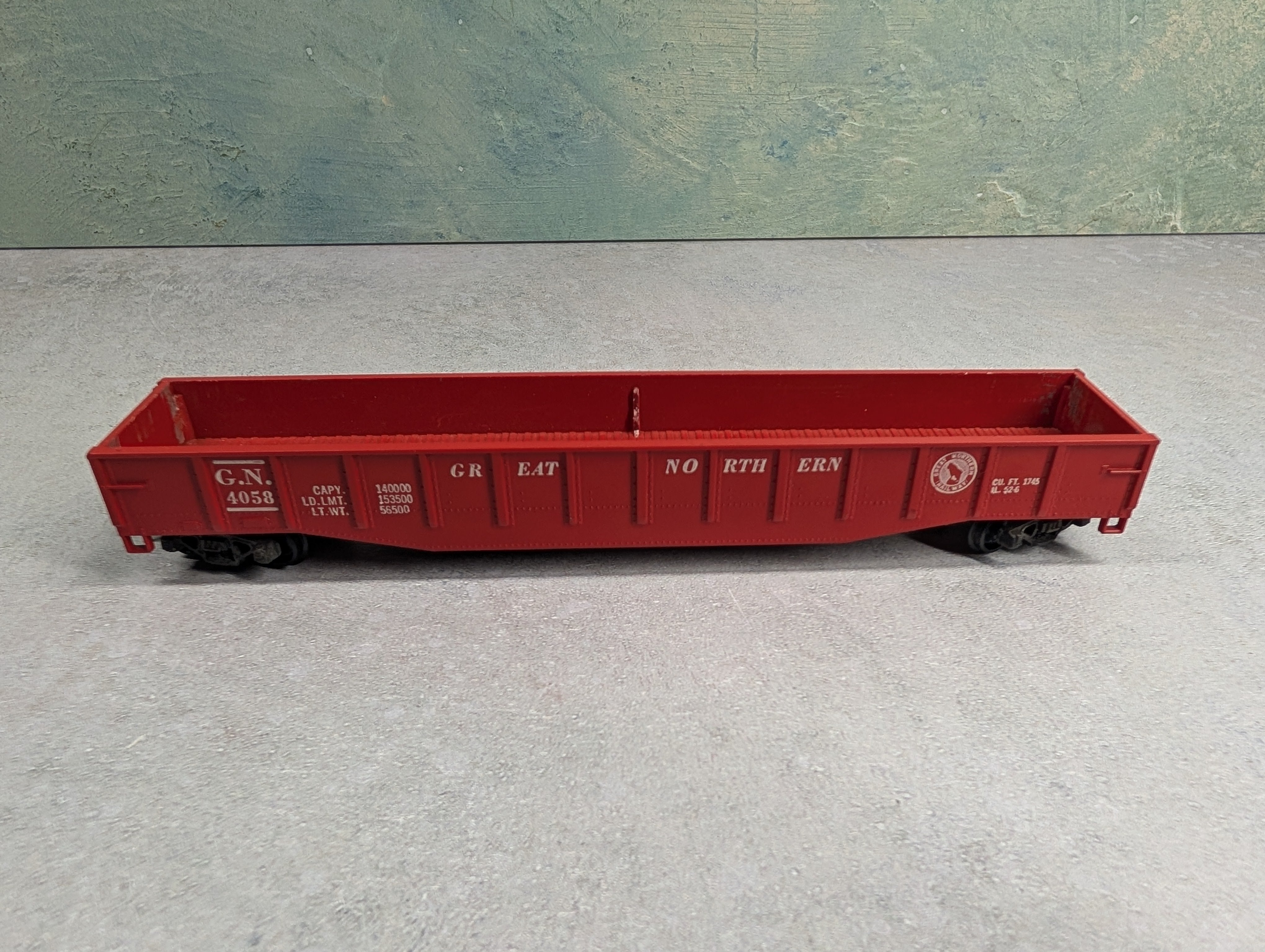 USED Revell HO Scale Gondola Great Northern GN #4058