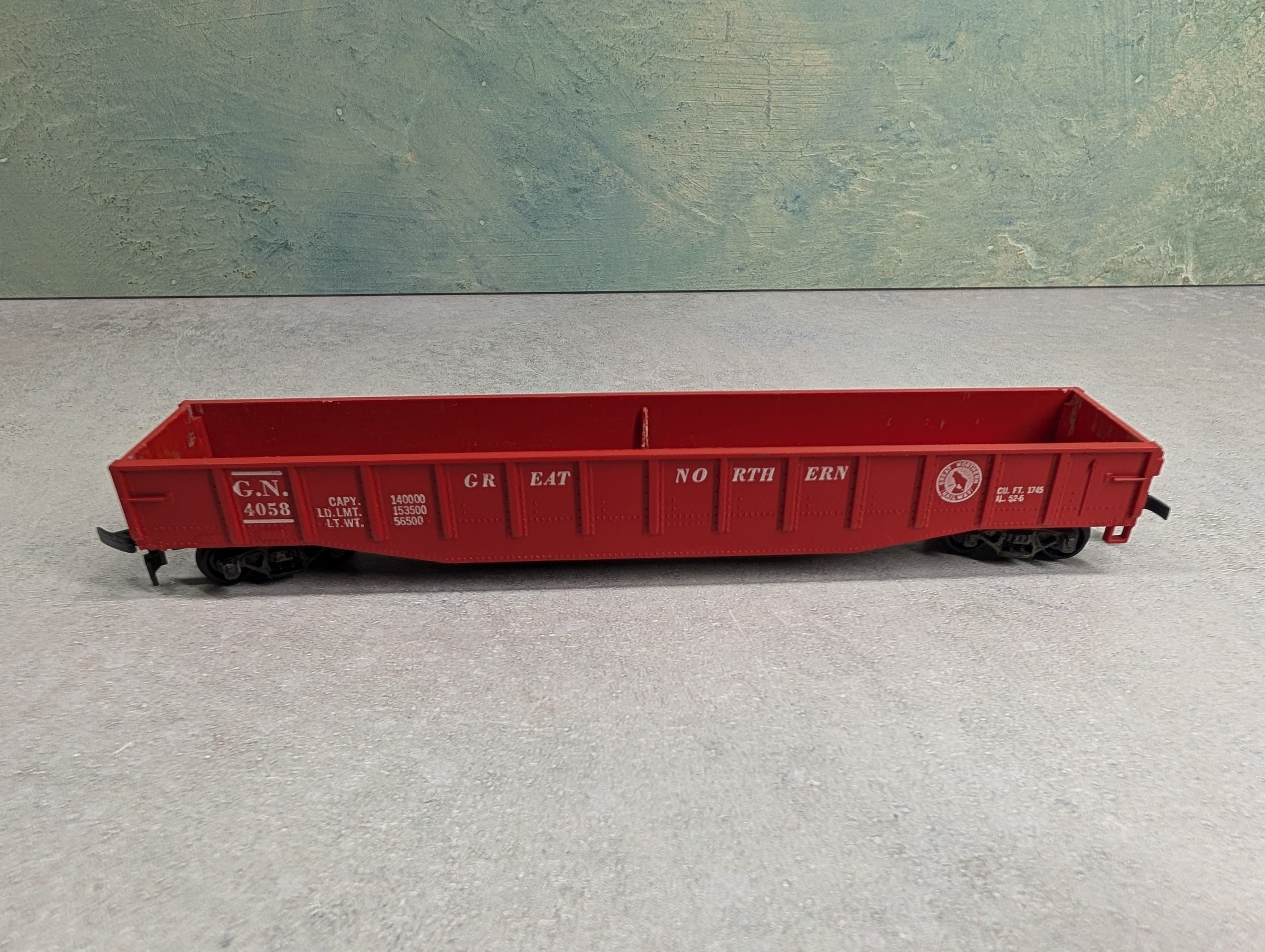 USED Revell HO Scale Gondola Great Northern GN #4058