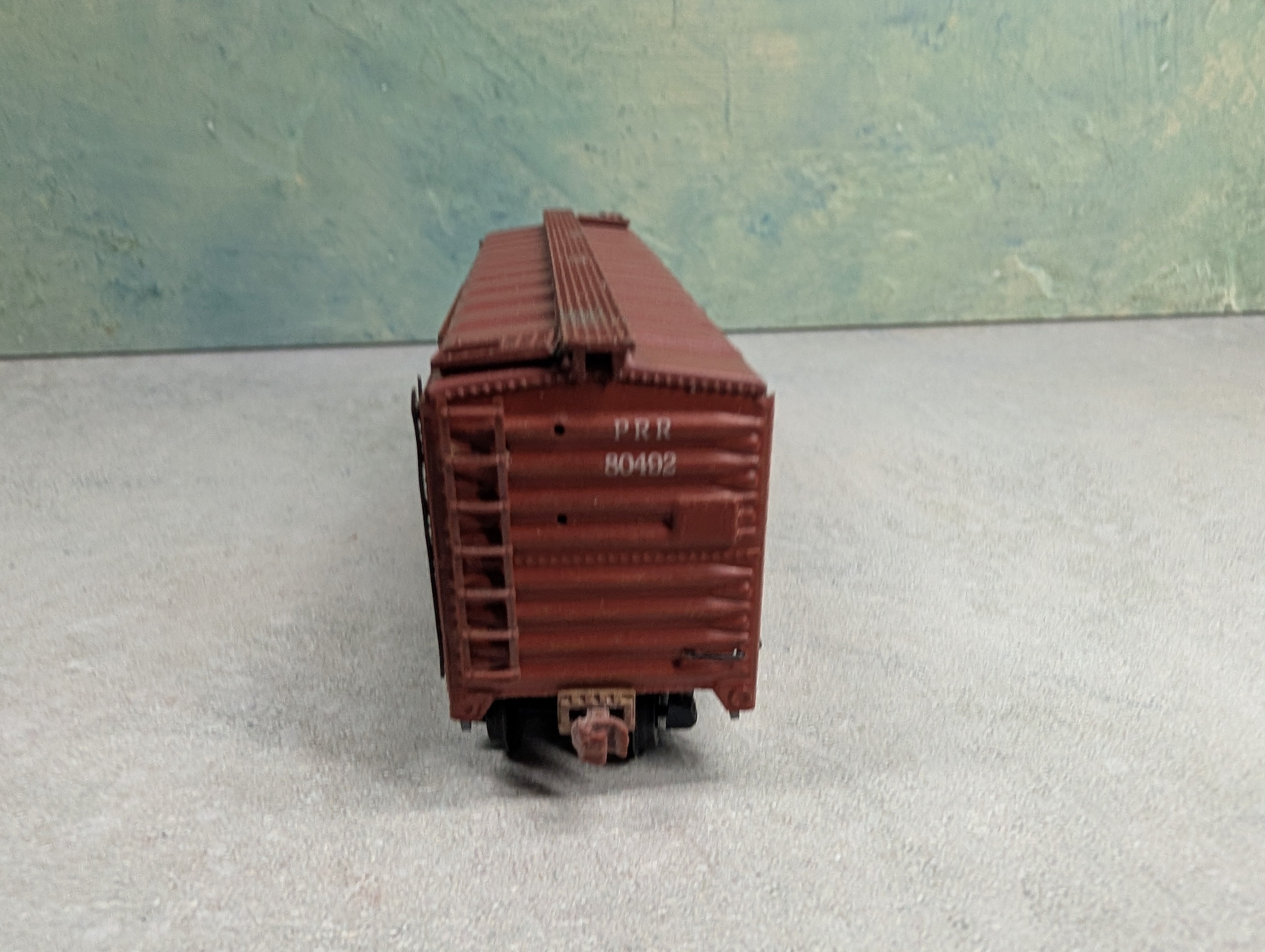 USED Varney HO Scale 40' Box Car (wooden) Pennsylvania PRR #80492