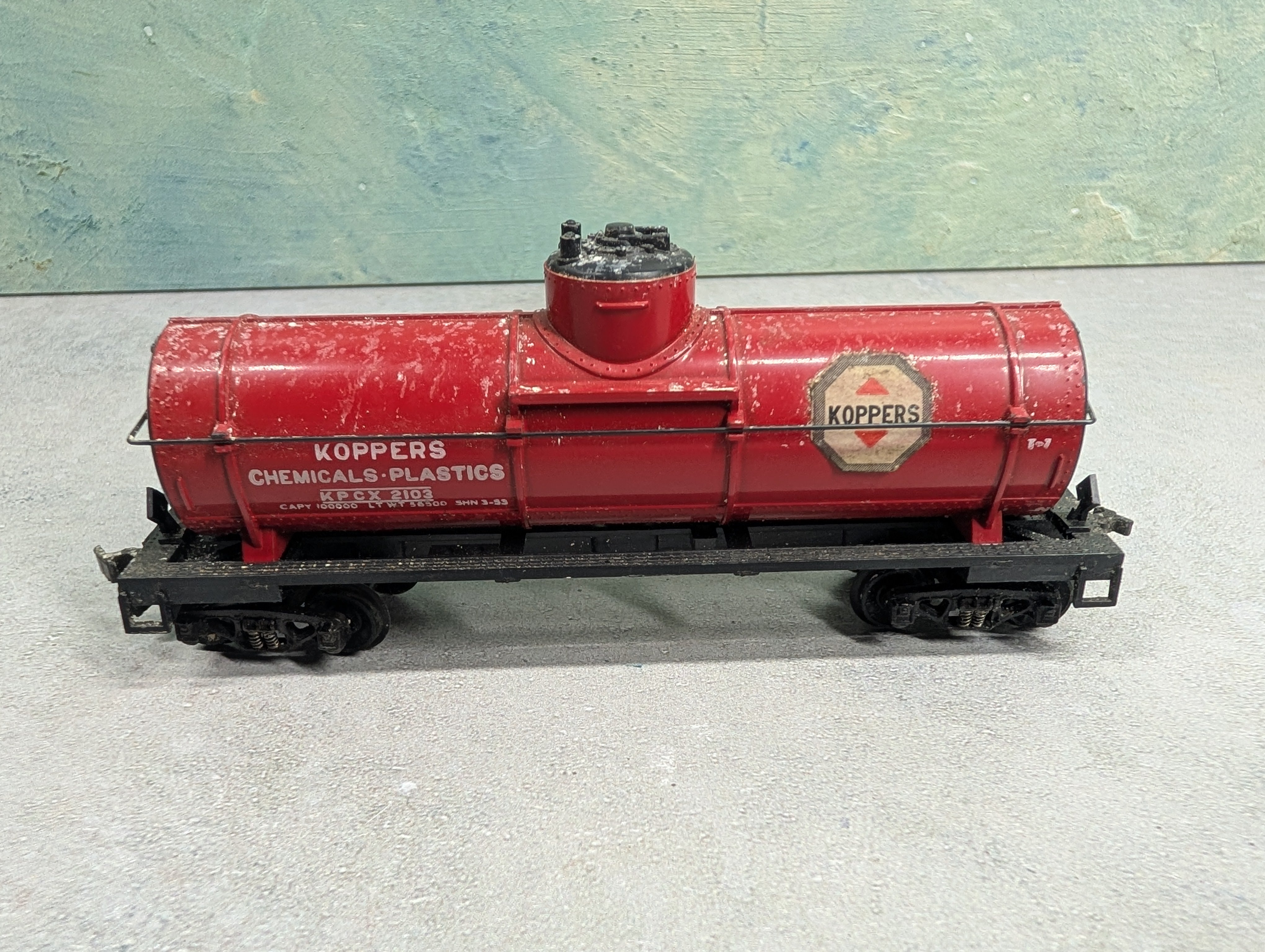 USED Varney HO Scale Tank Car Koppers KPCS #2103