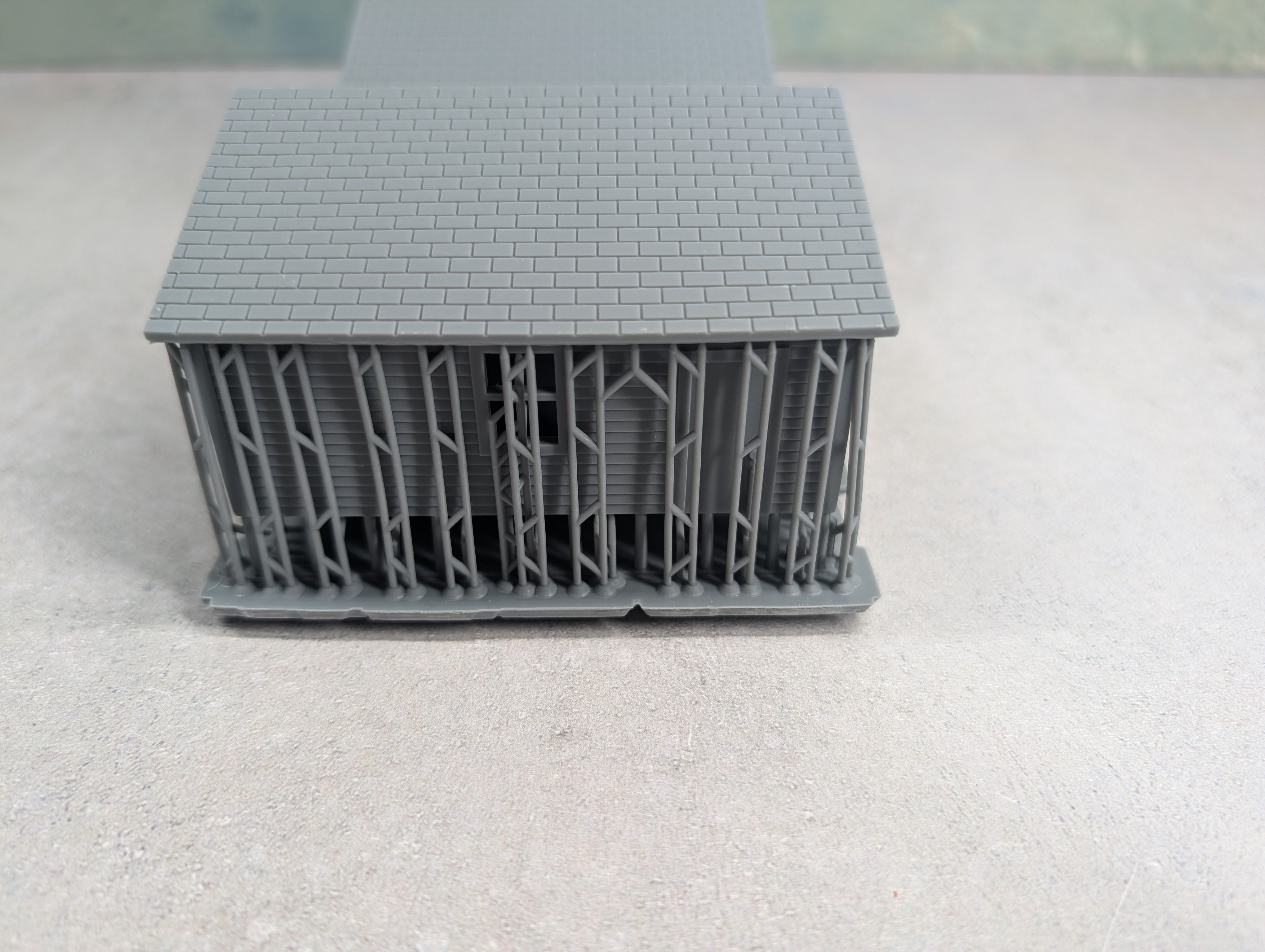 Whistle Stop Models HO6013 HO Scale Set of Garages, Resin 3D Printed, Highly Detailed