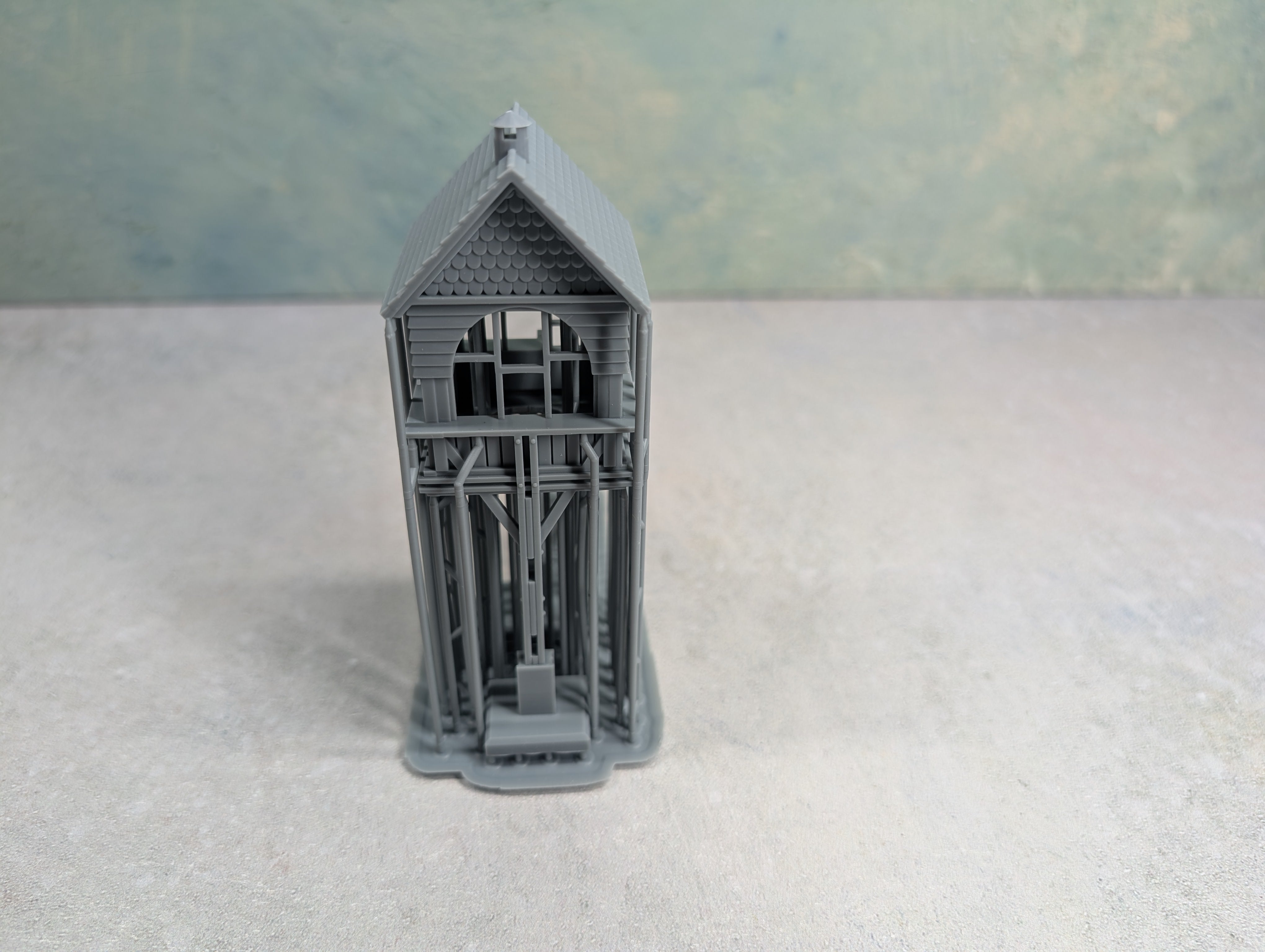 Whistle Stop Models HO7704 HO Scale Crossing Tower, Resin 3D Printed, Highly Detailed