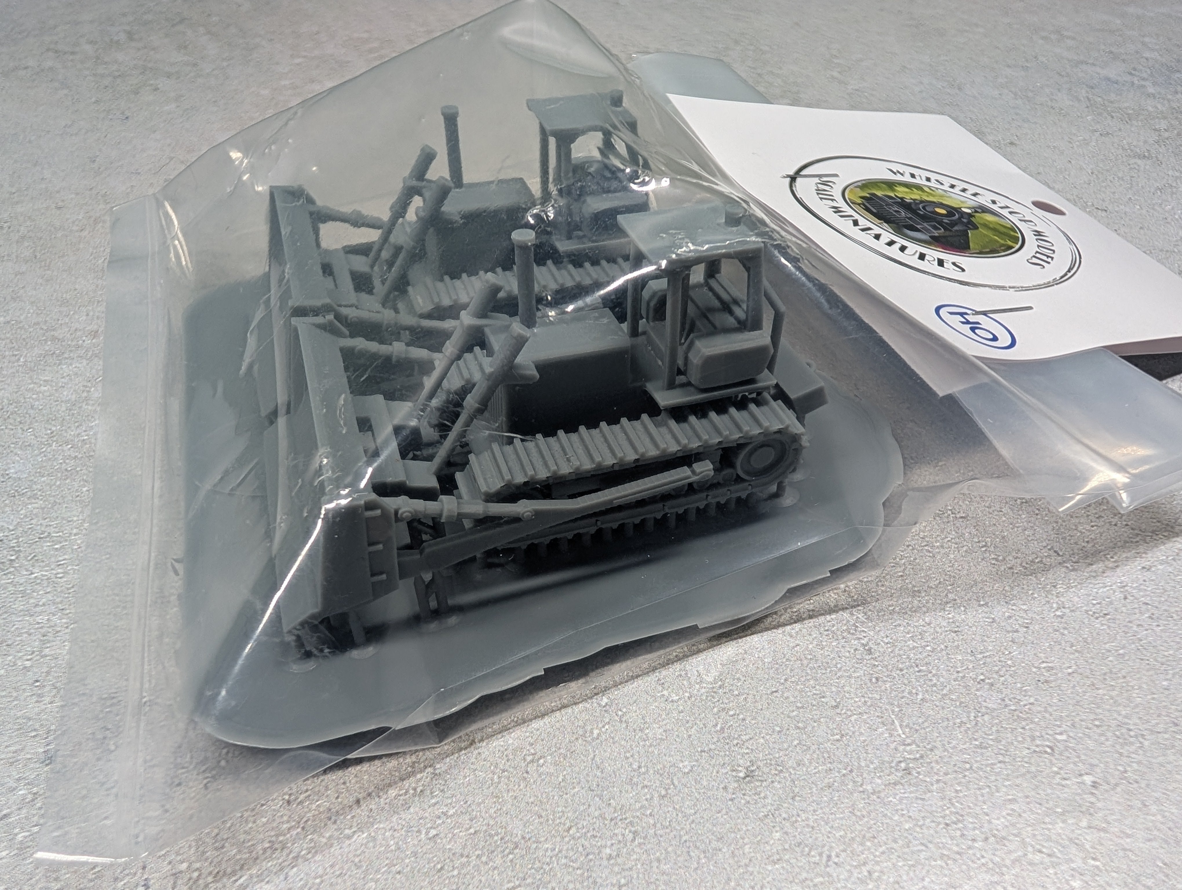Whistle Stop Models HO3000 HO Scale Set of Small Dozers, Resin 3D Printed, Highly Detailed