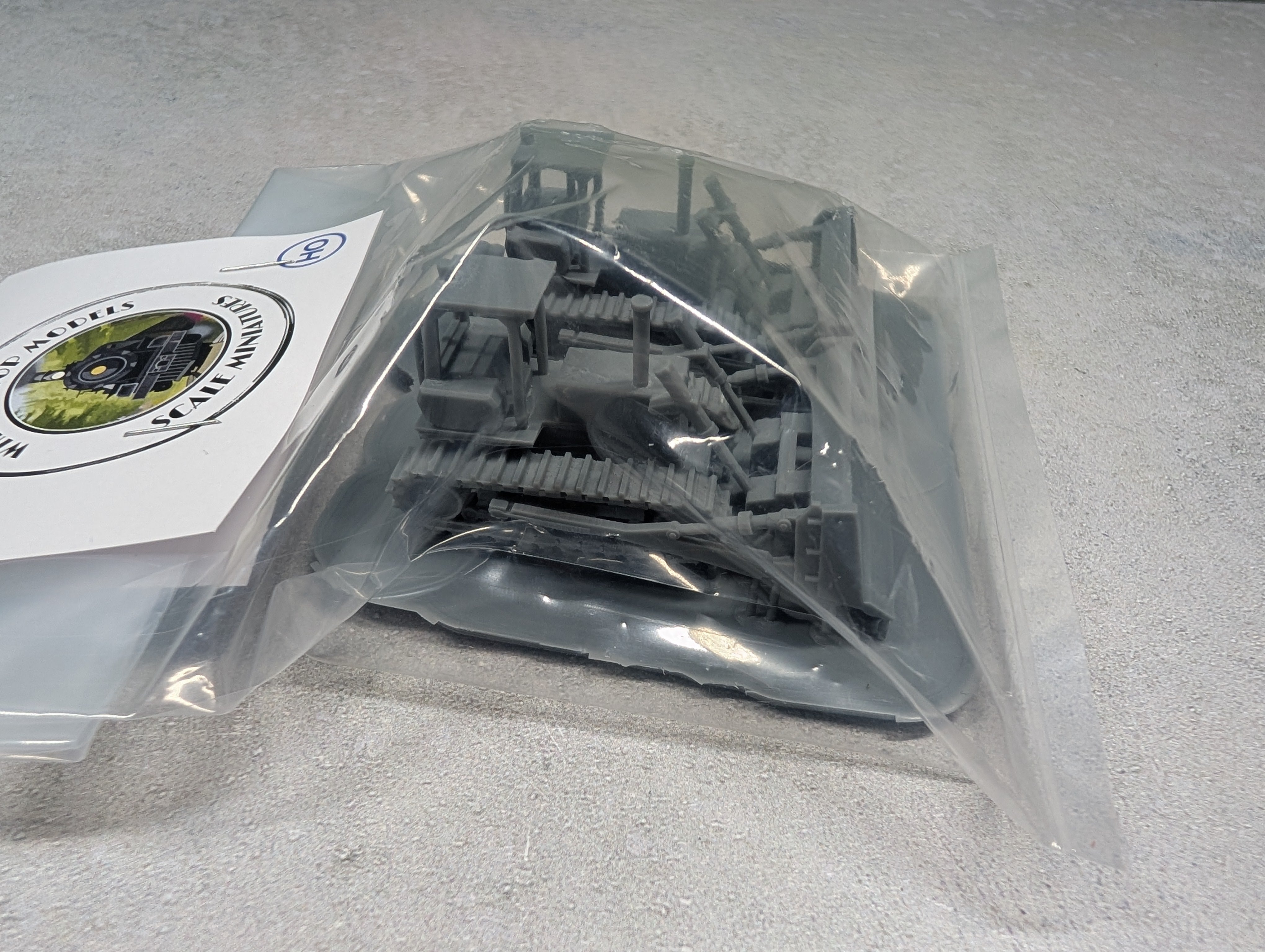 Whistle Stop Models HO3000 HO Scale Set of Small Dozers, Resin 3D Printed, Highly Detailed