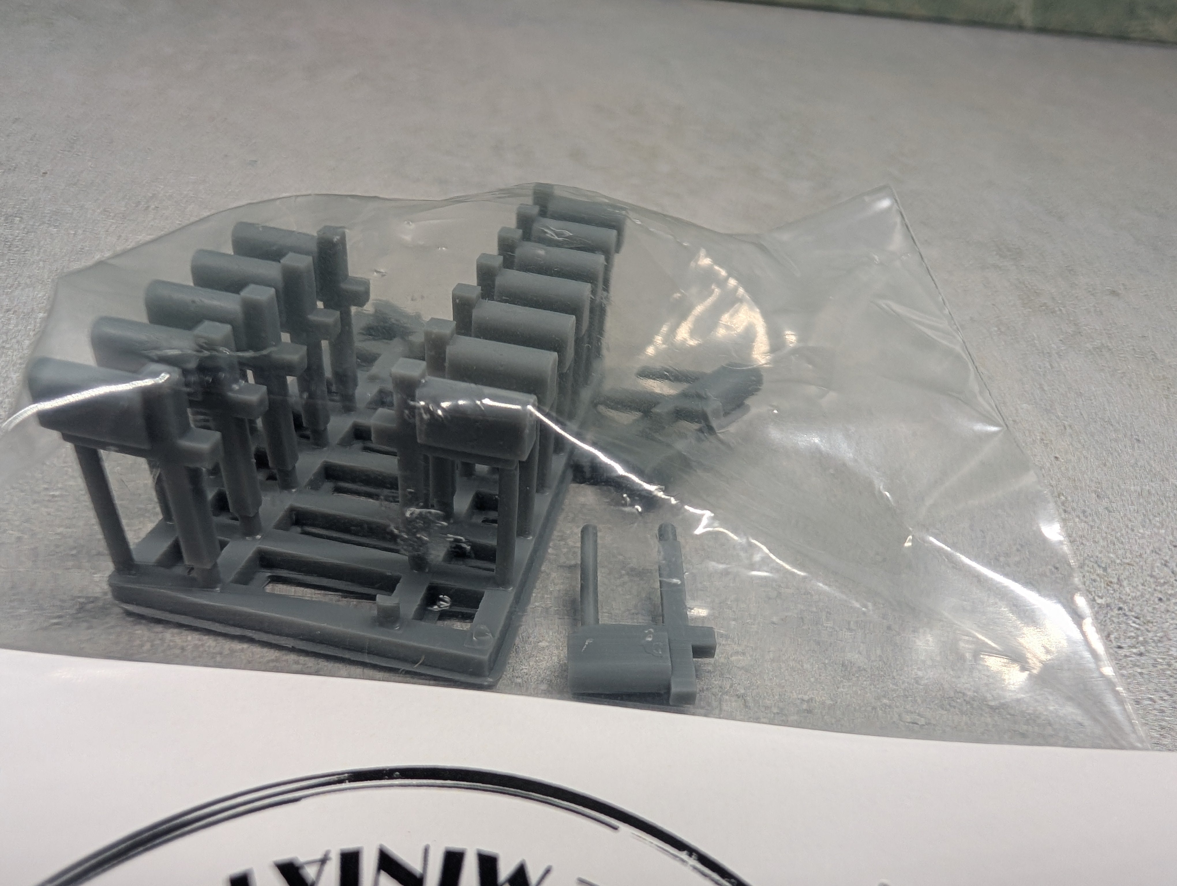 Whistle Stop Models HO2203 HO Scale Mail Boxes, Resin 3D Printed, Highly Detailed (16 pcs)