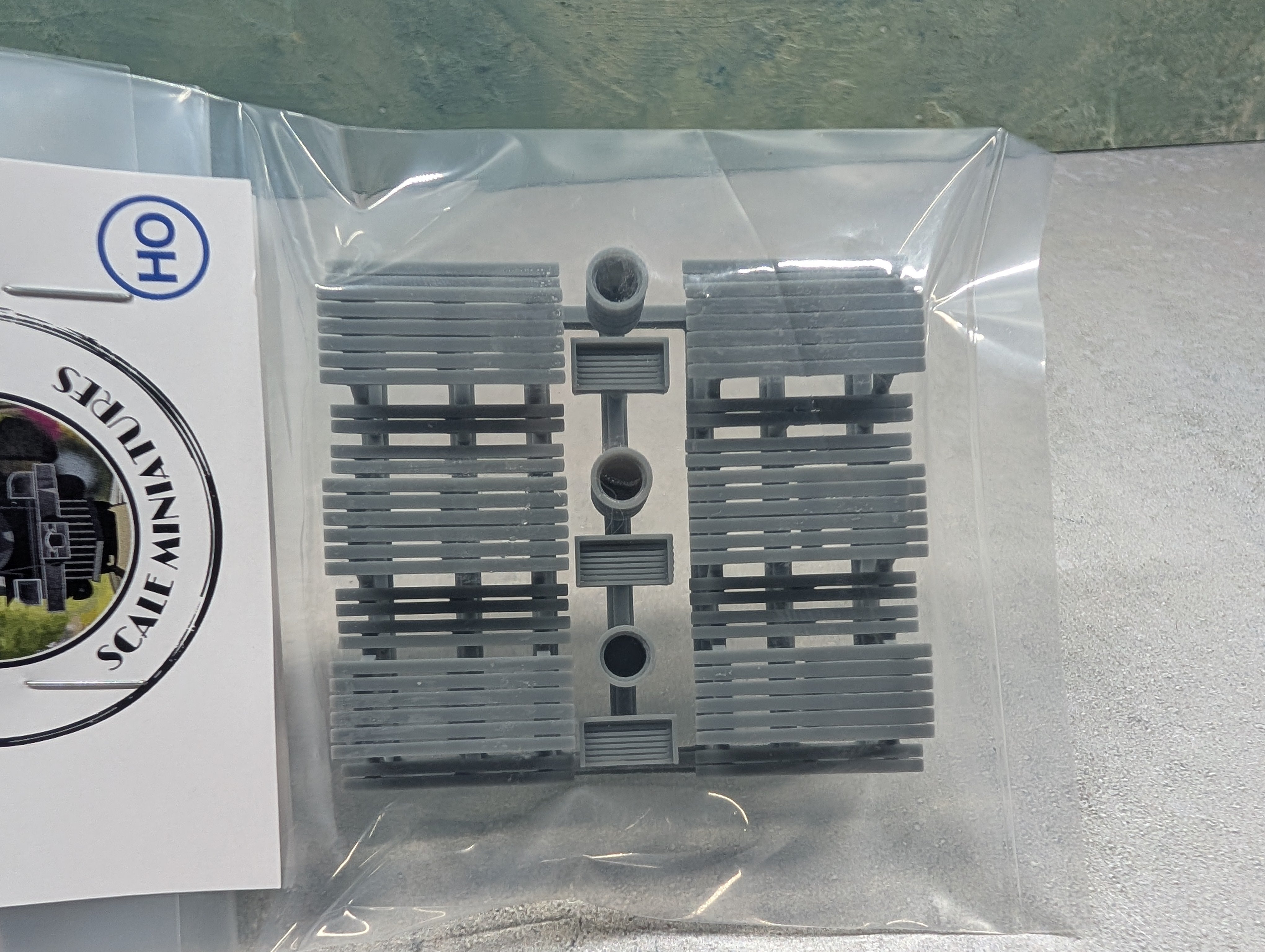 Whistle Stop Models HO1024 HO Scale Camp Site Picnic Tables and Grills, 3D Printed, Highly Detailed