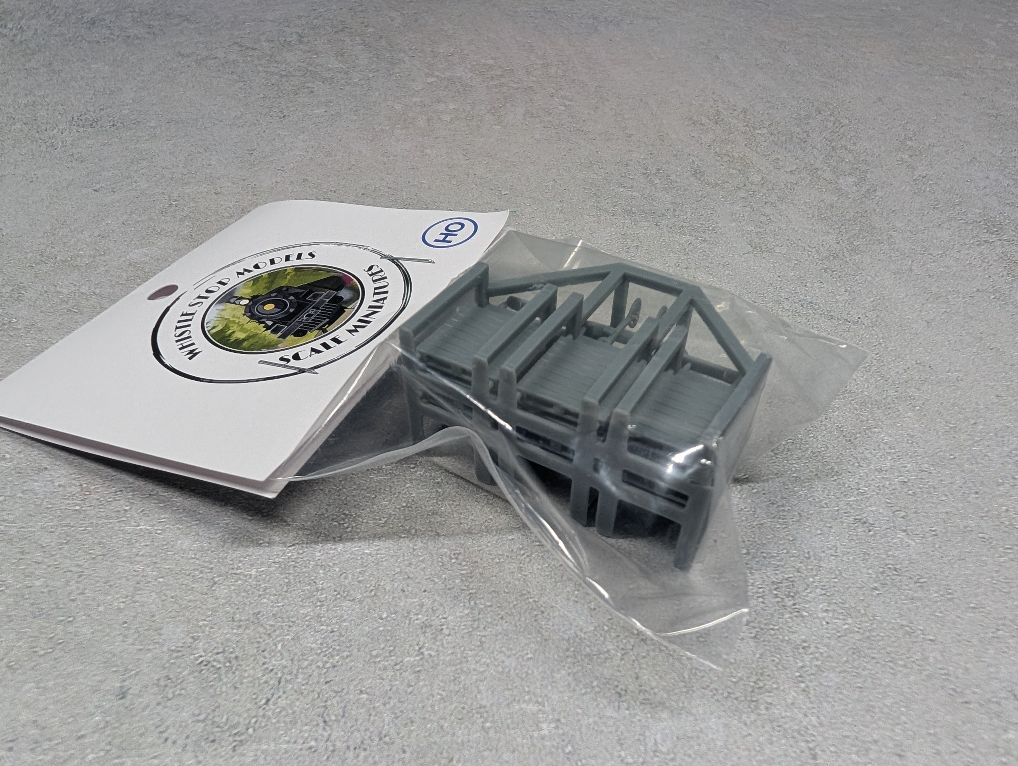 Whistle Stop Models HO1018 HO Scale Pallet Jacks & Pallets, Resin 3D Printed, Highly Detailed