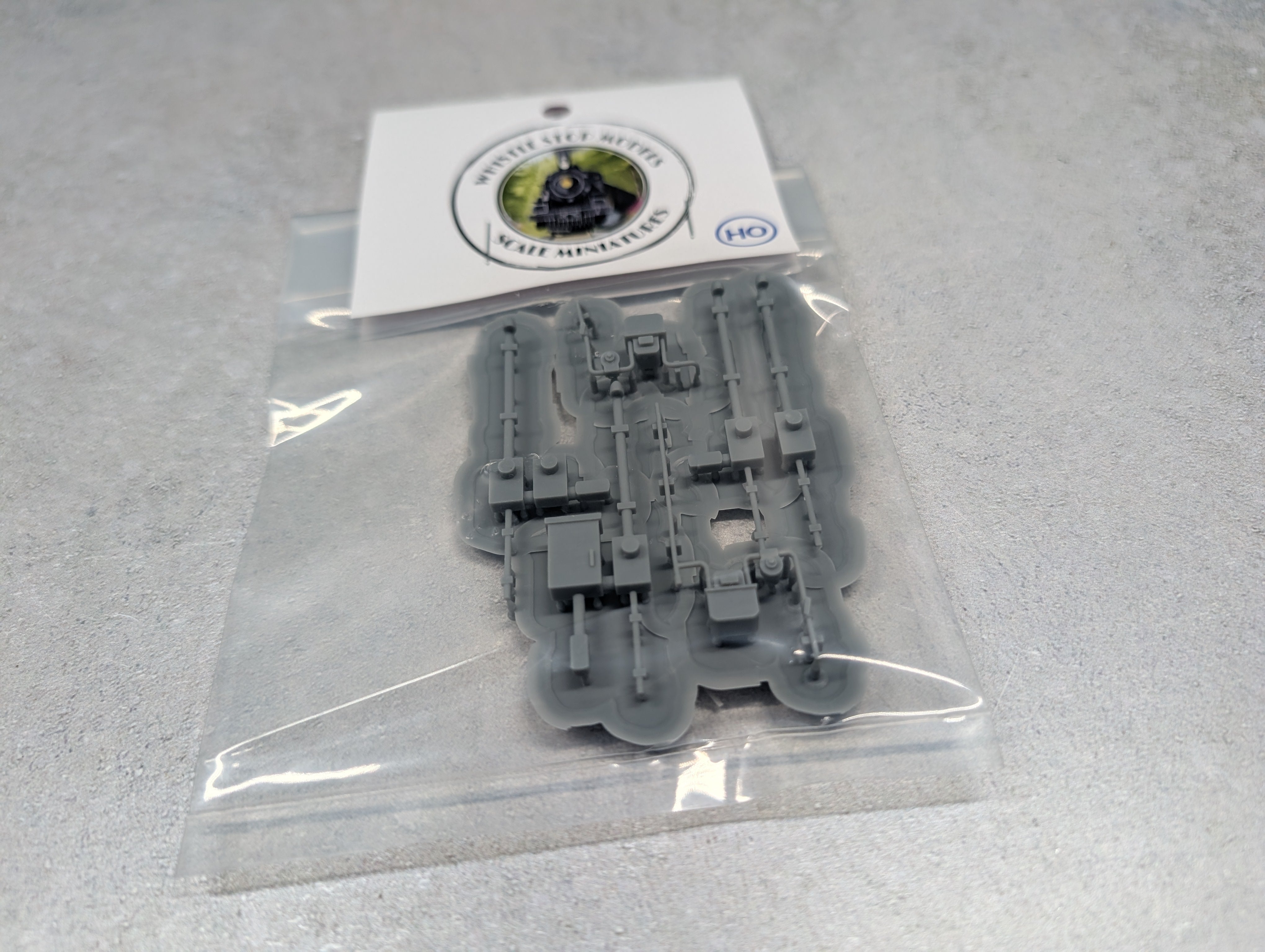 Whistle Stop Models HO1000 HO Scale Utility Meter, Resin 3D Printed, Highly Detailed