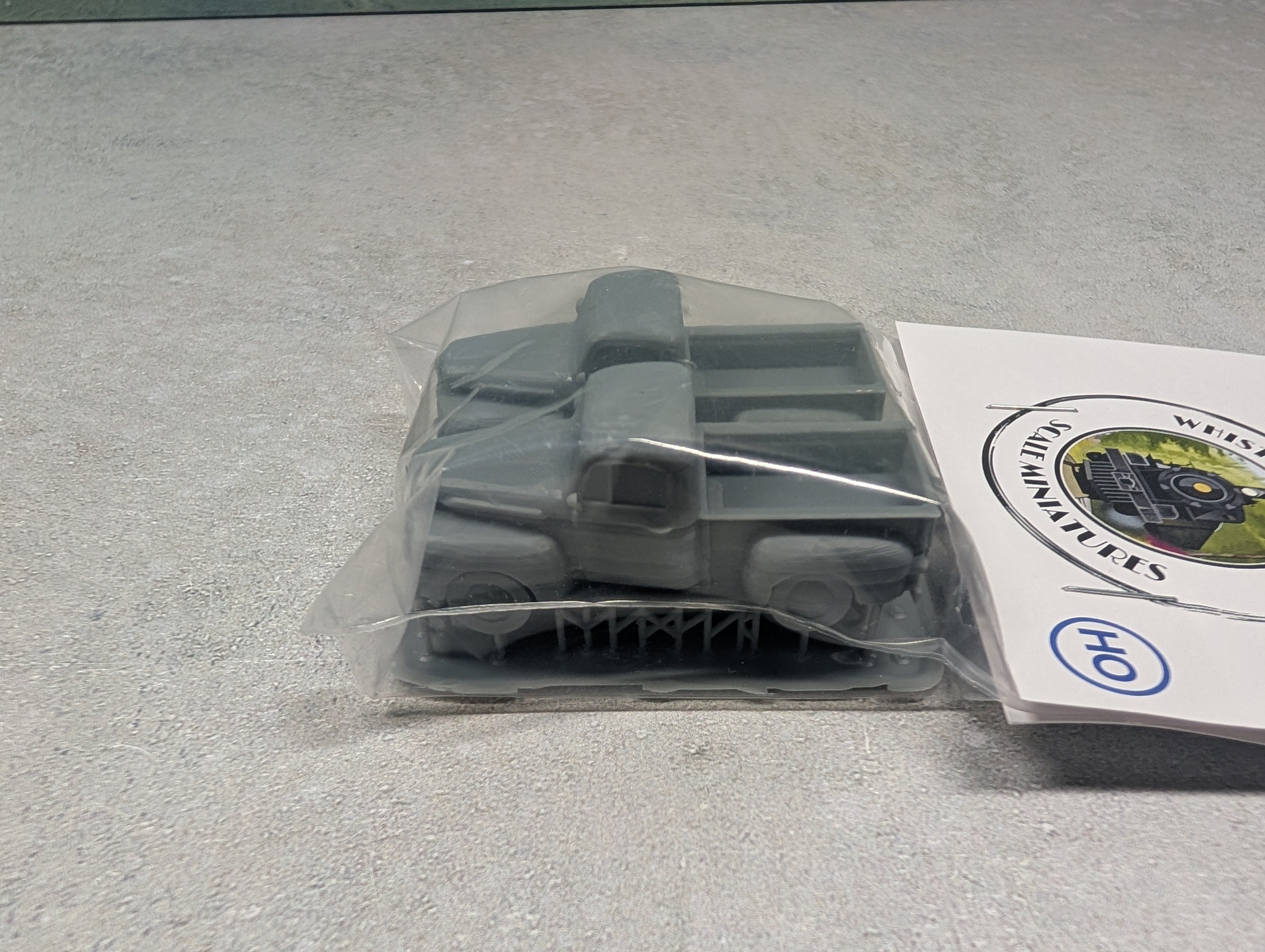 Whistle Stop Models HO3003 HO Scale 1957 Ford Pickup Set, Resin 3D Printed, Highly Detailed (2 pcs)