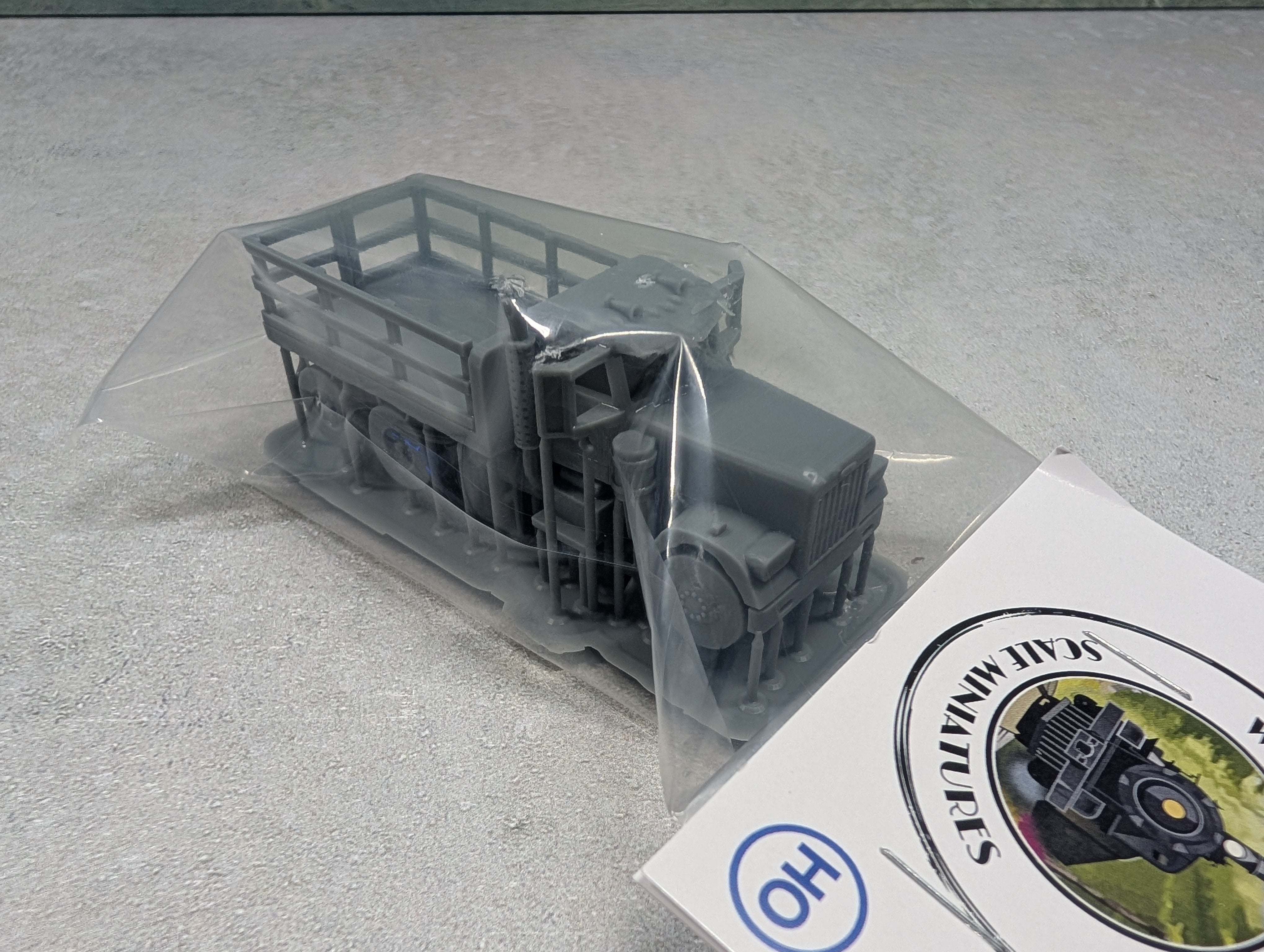 Whistle Stop Models HO3020 HO Scale Farm Grain Truck, Resin 3D Printed, Highly Detailed