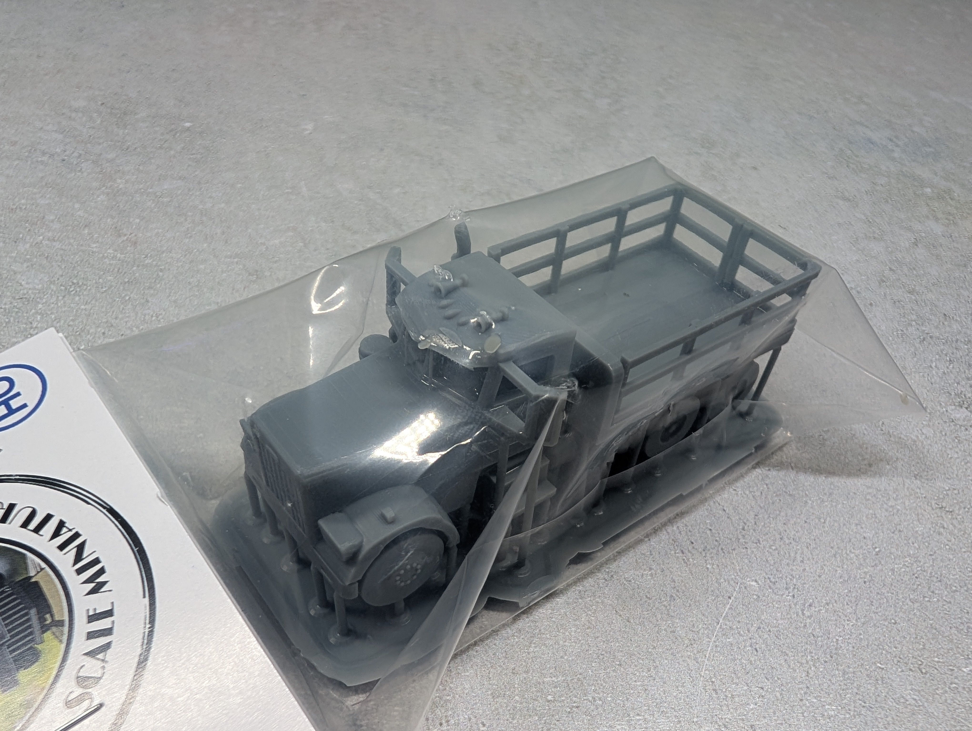 Whistle Stop Models HO3020 HO Scale Farm Grain Truck, Resin 3D Printed, Highly Detailed