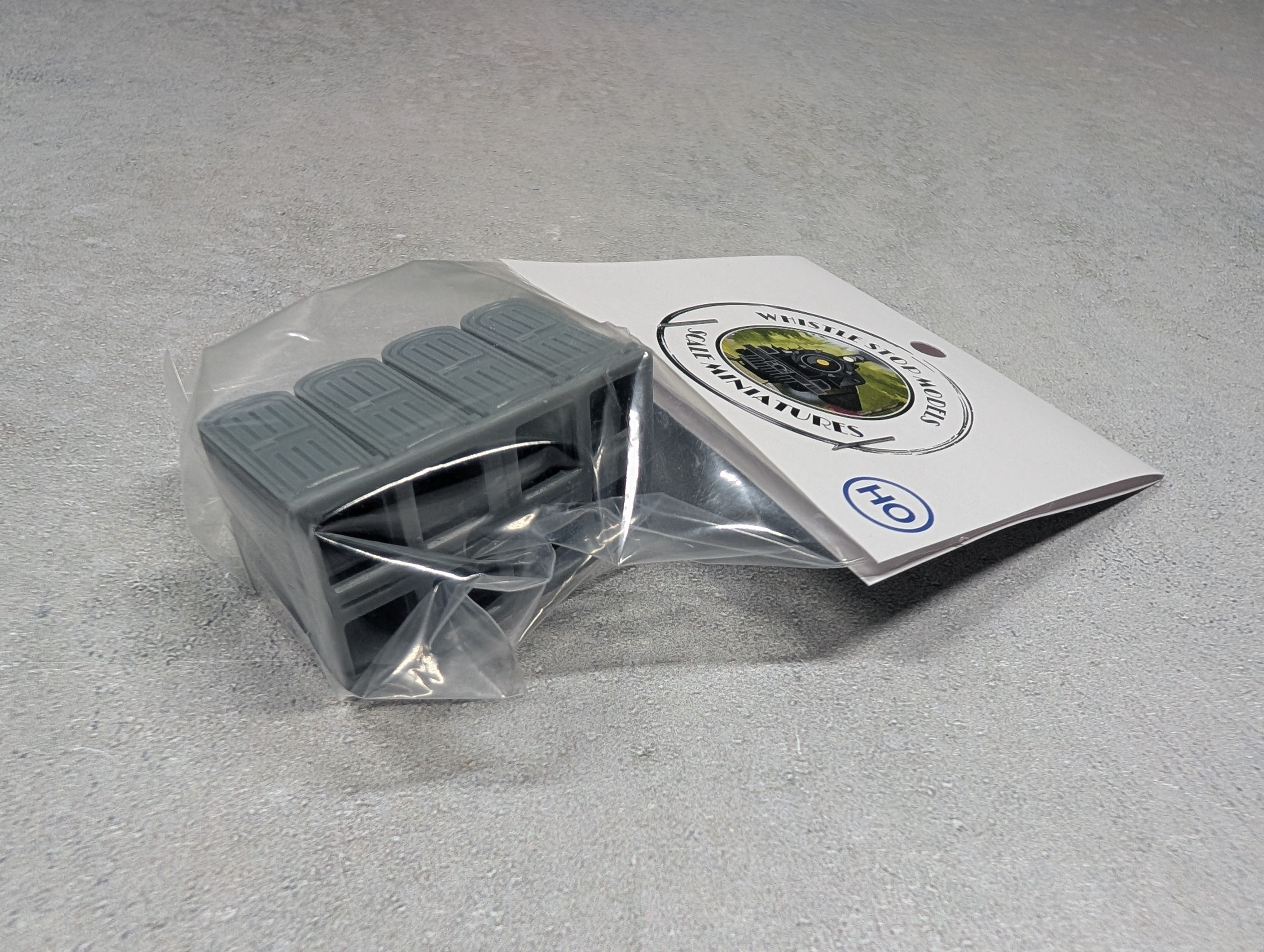 Whistle Stop Models HO1005 HO Scale Porta Pottys, Resin 3D Printed, Highly Detailed (8 pcs)