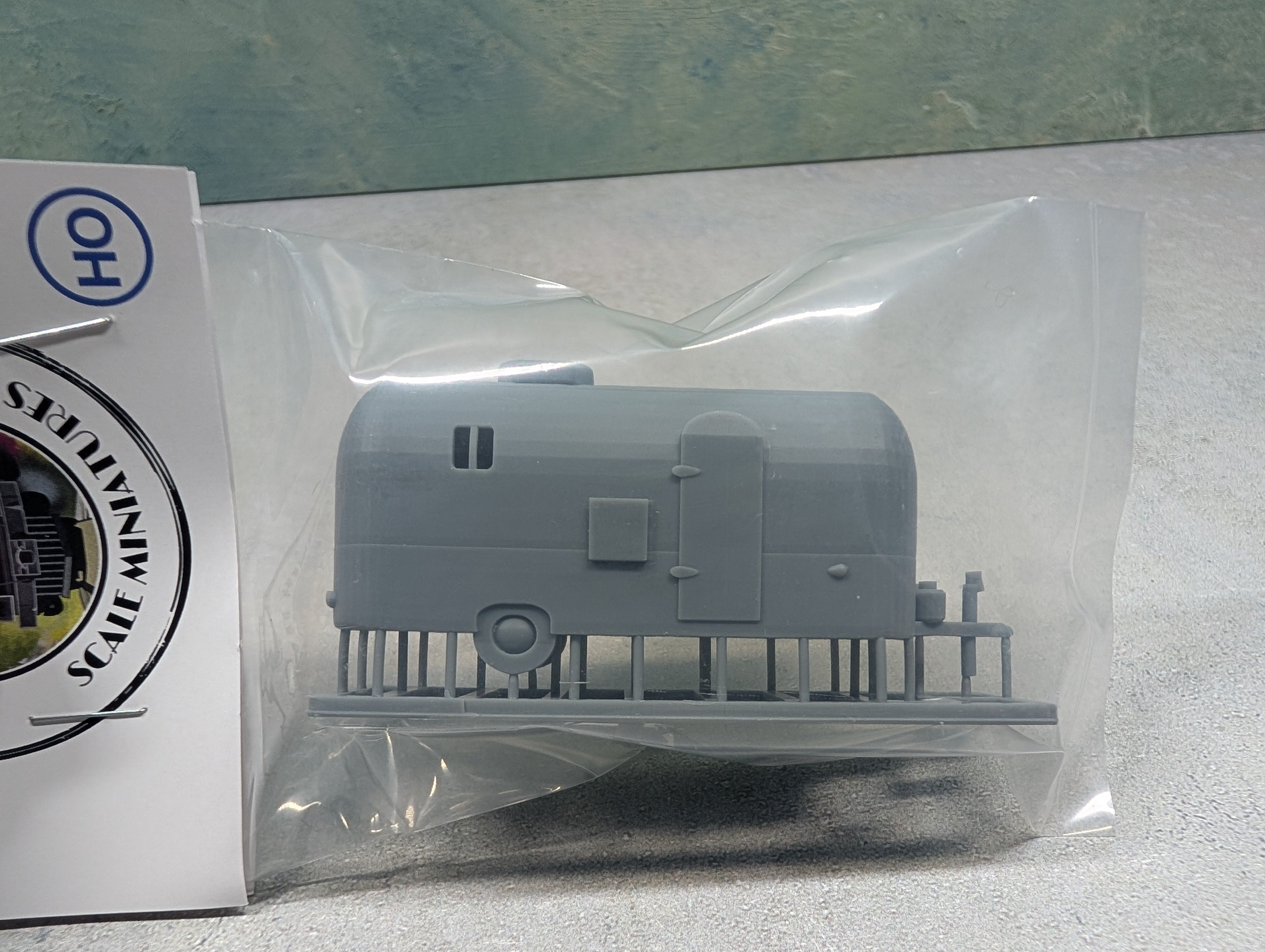 Whistle Stop Models HO3017 HO Scale Airstream Camper, Resin 3D Printed, Highly Detailed