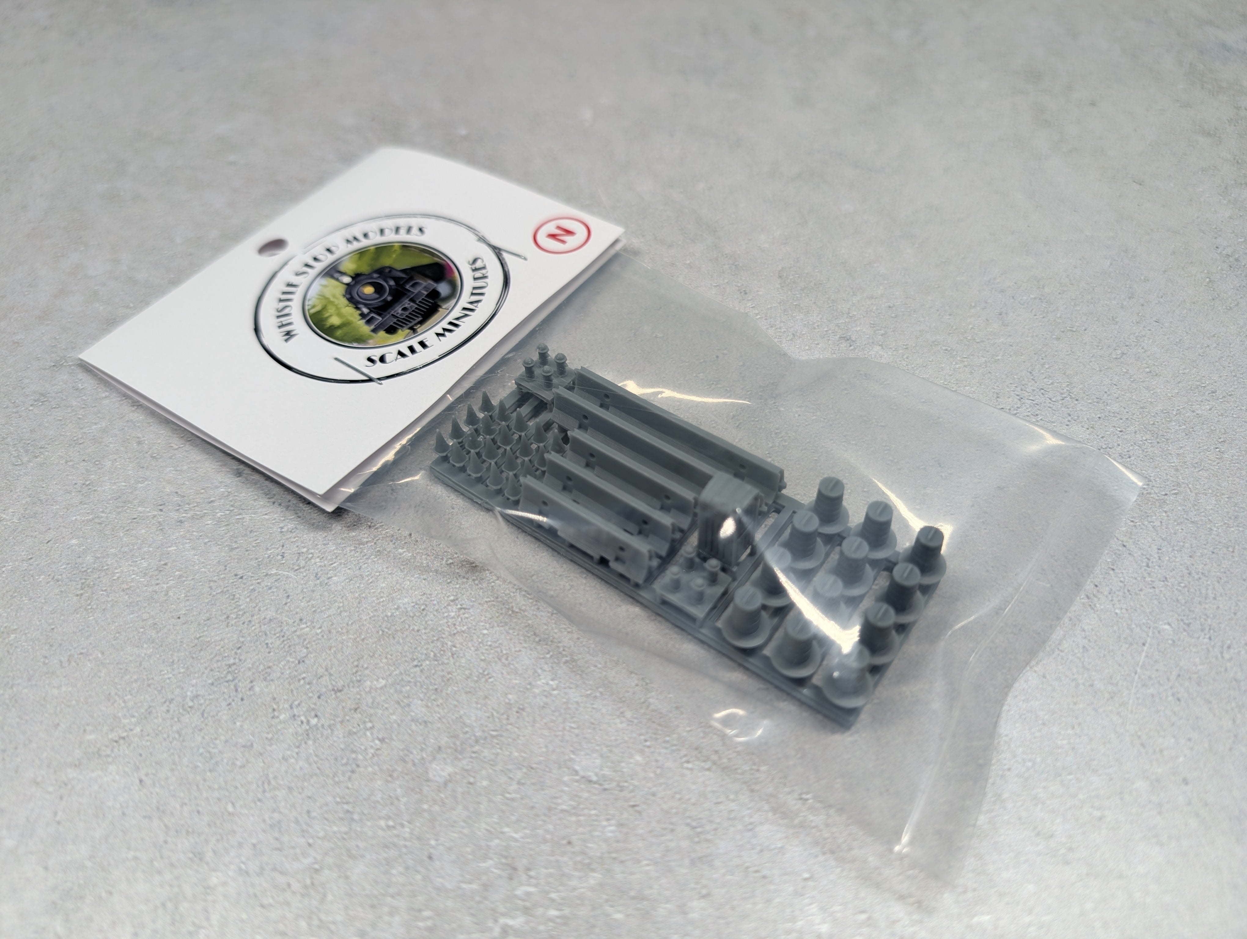 Whistle Stop Models N2201 N Scale Construction Set, Resin 3D Printed, Highly Detailed