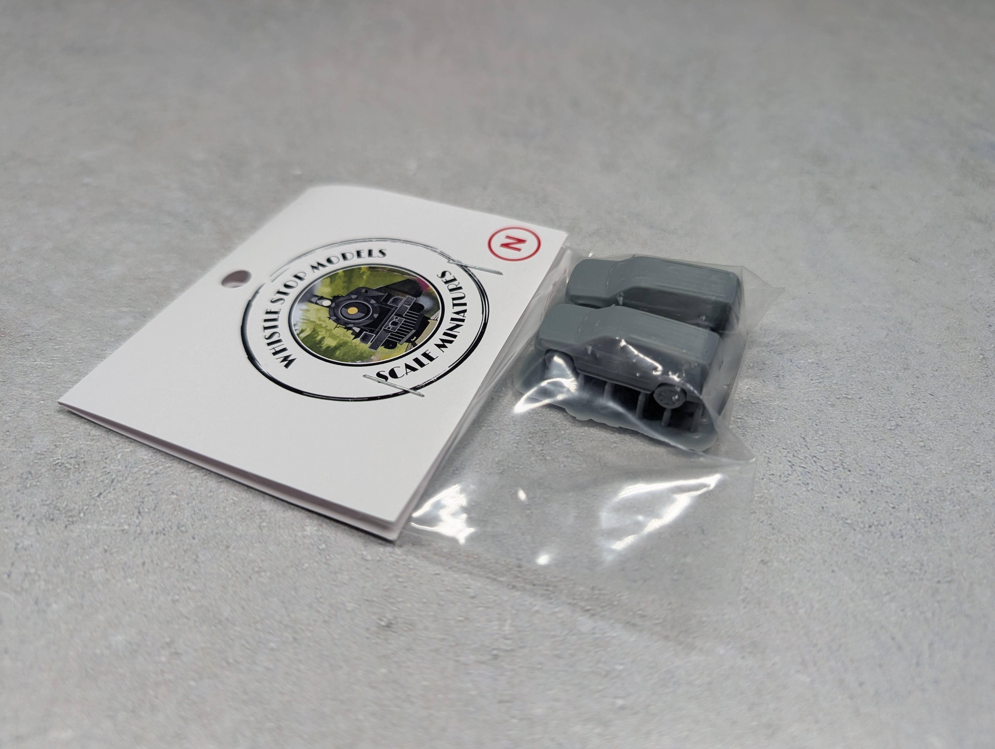 Whistle Stop Models N3021 N Scale GMC Yukon 2000s Vehicle, Resin 3D Printed, Highly Detailed (2 pcs)