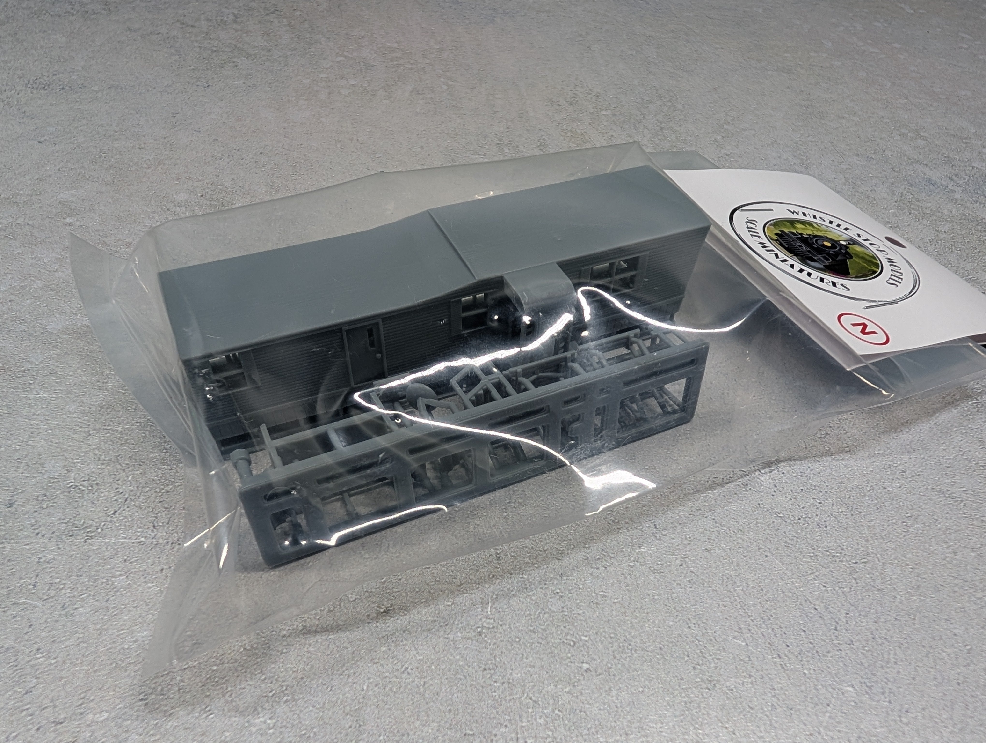 Whistle Stop Models N6004 N Scale Trailer Home Design 4, Resin 3D Printed, Highly Detailed