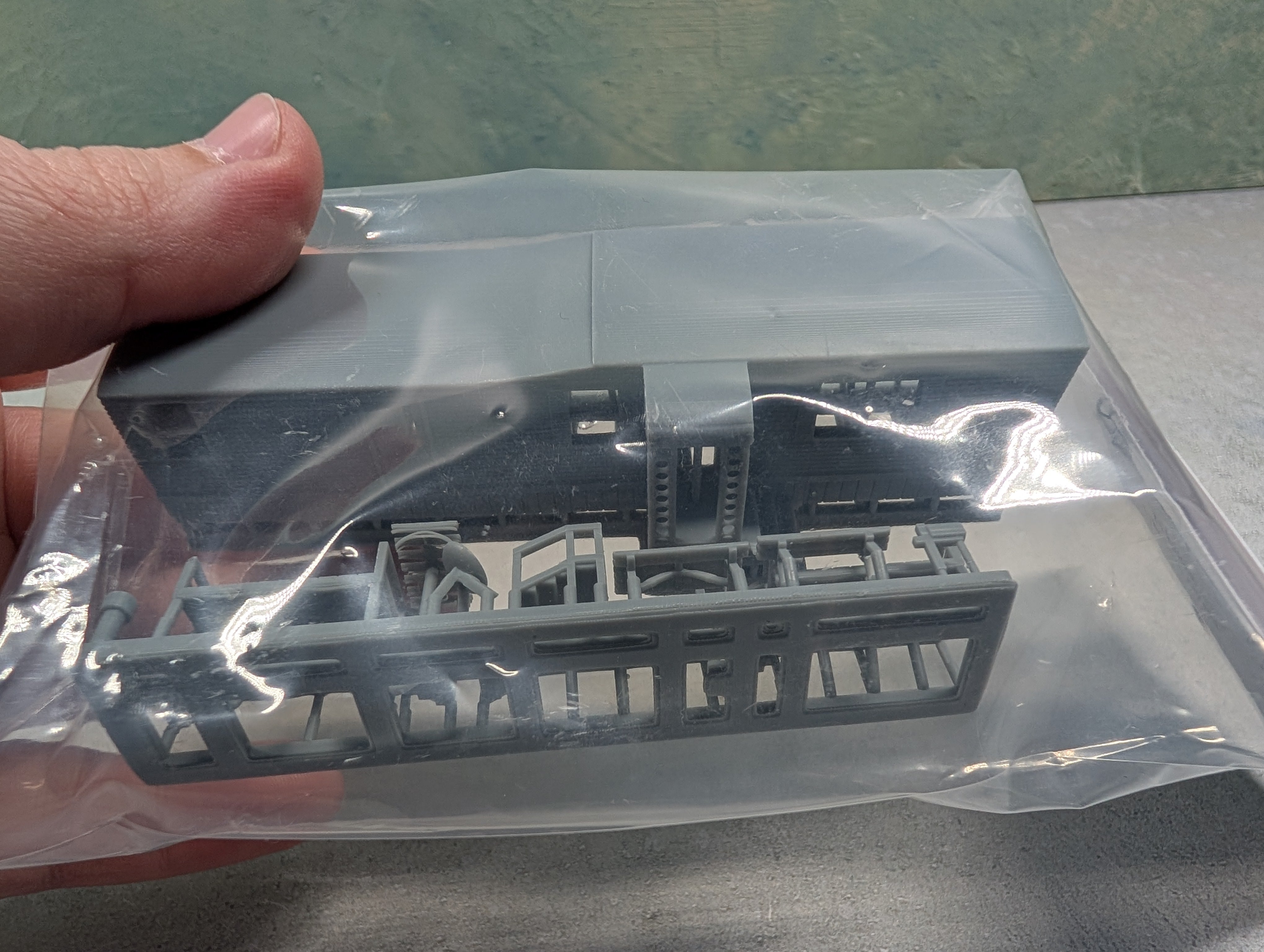 Whistle Stop Models N6004 N Scale Trailer Home Design 4, Resin 3D Printed, Highly Detailed