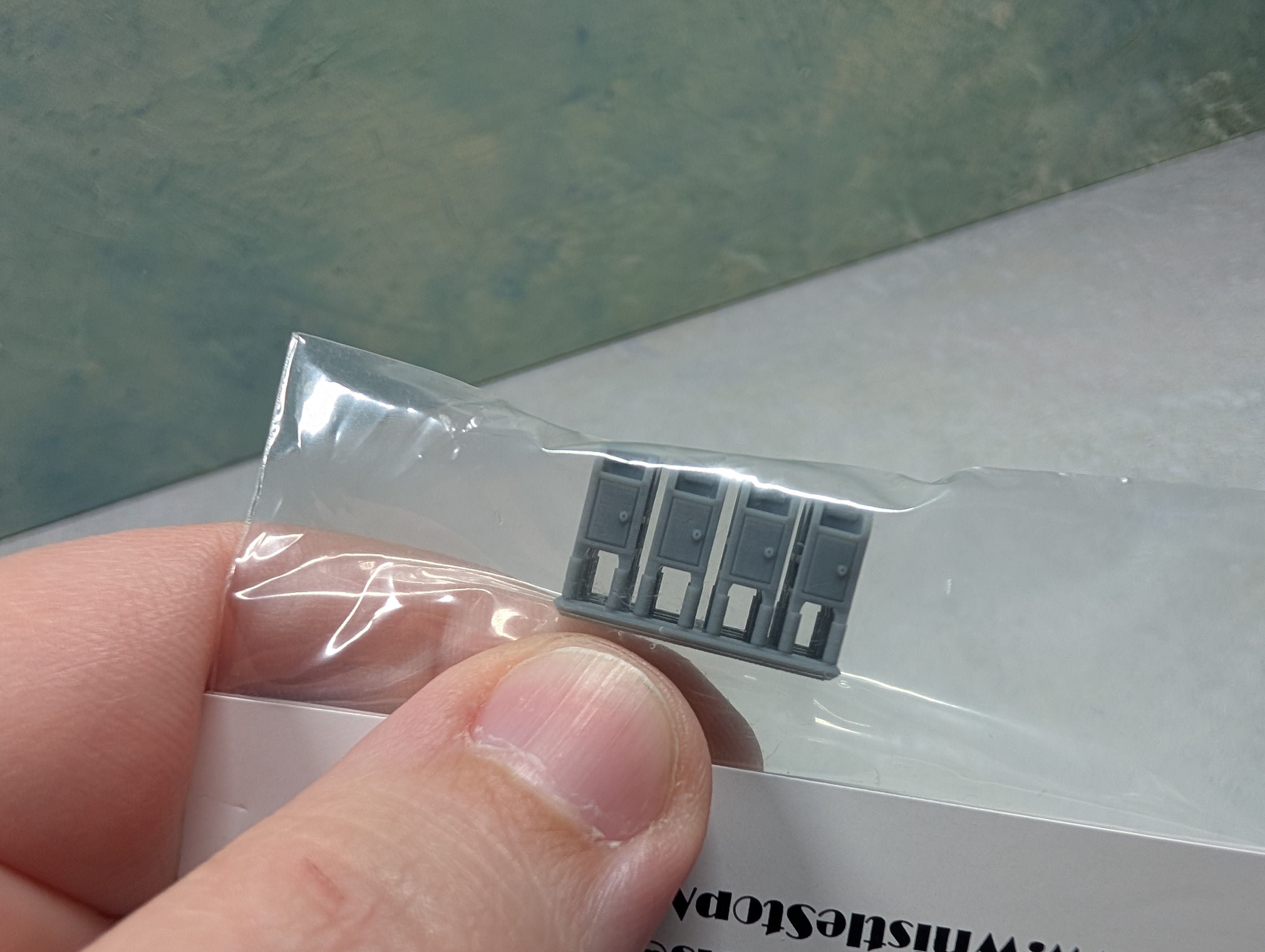 Whistle Stop Models N1009 N Scale Mail Post Boxes, Resin 3D Printed, Highly Detailed (8 pcs)