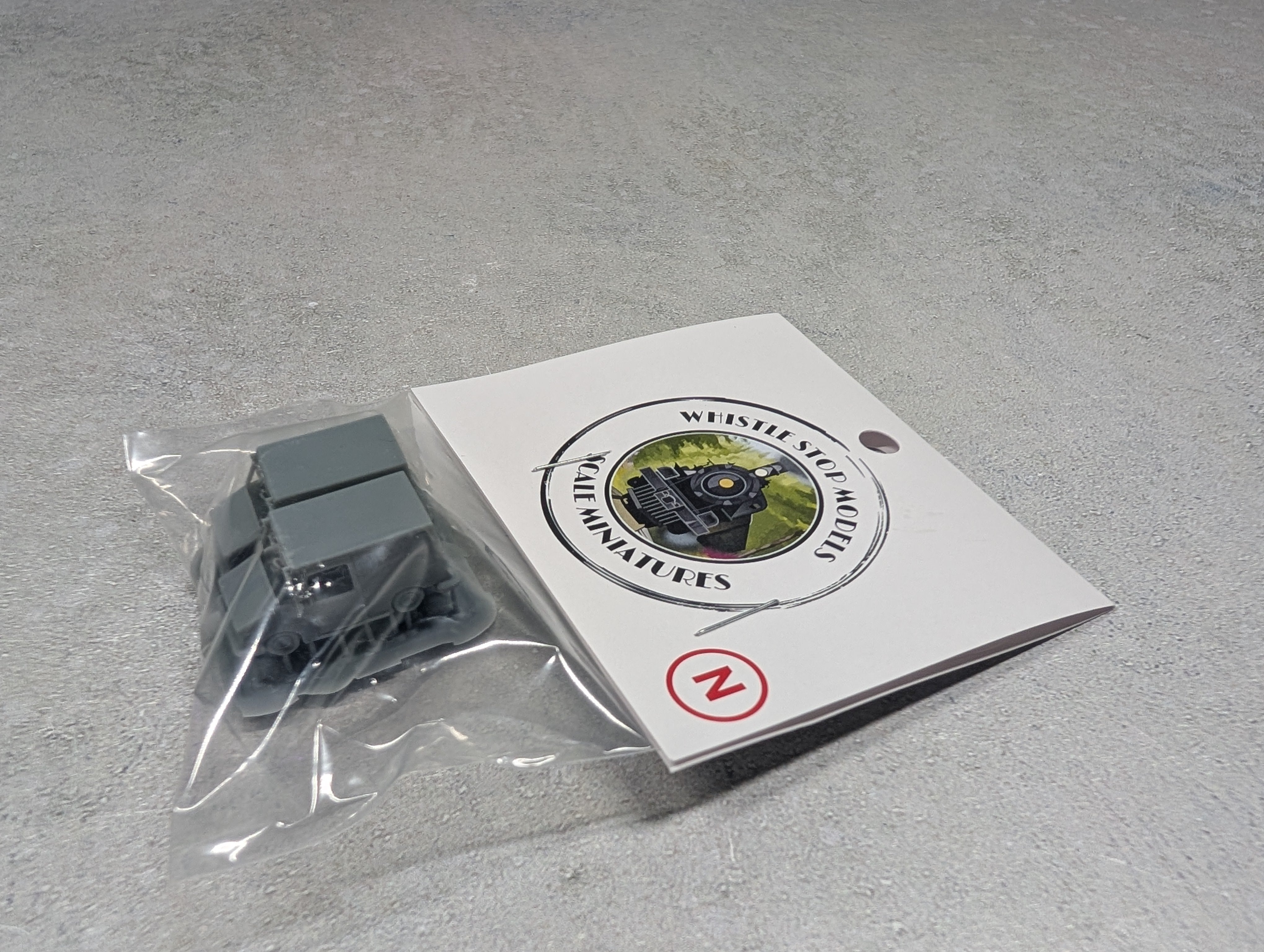 Whistle Stop Models N3024 N Scale Set of US Mail Trucks, Resin 3D Printed, Highly Detailed (2 pcs)