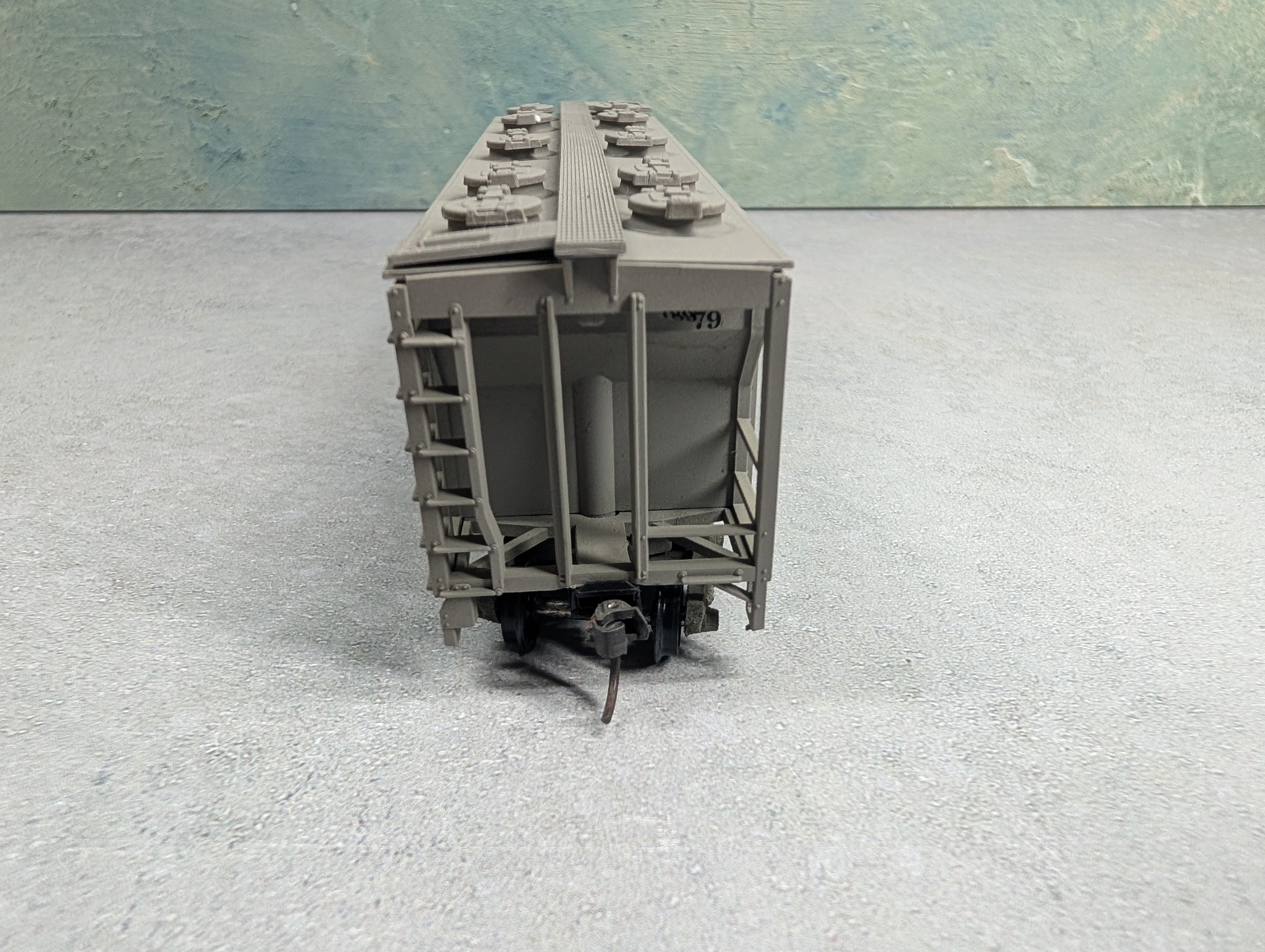 USED E&B VALLEY HO Scale PS-2 Covered Hopper, Robins Rails/Bev-Bel Reading RDG #78979