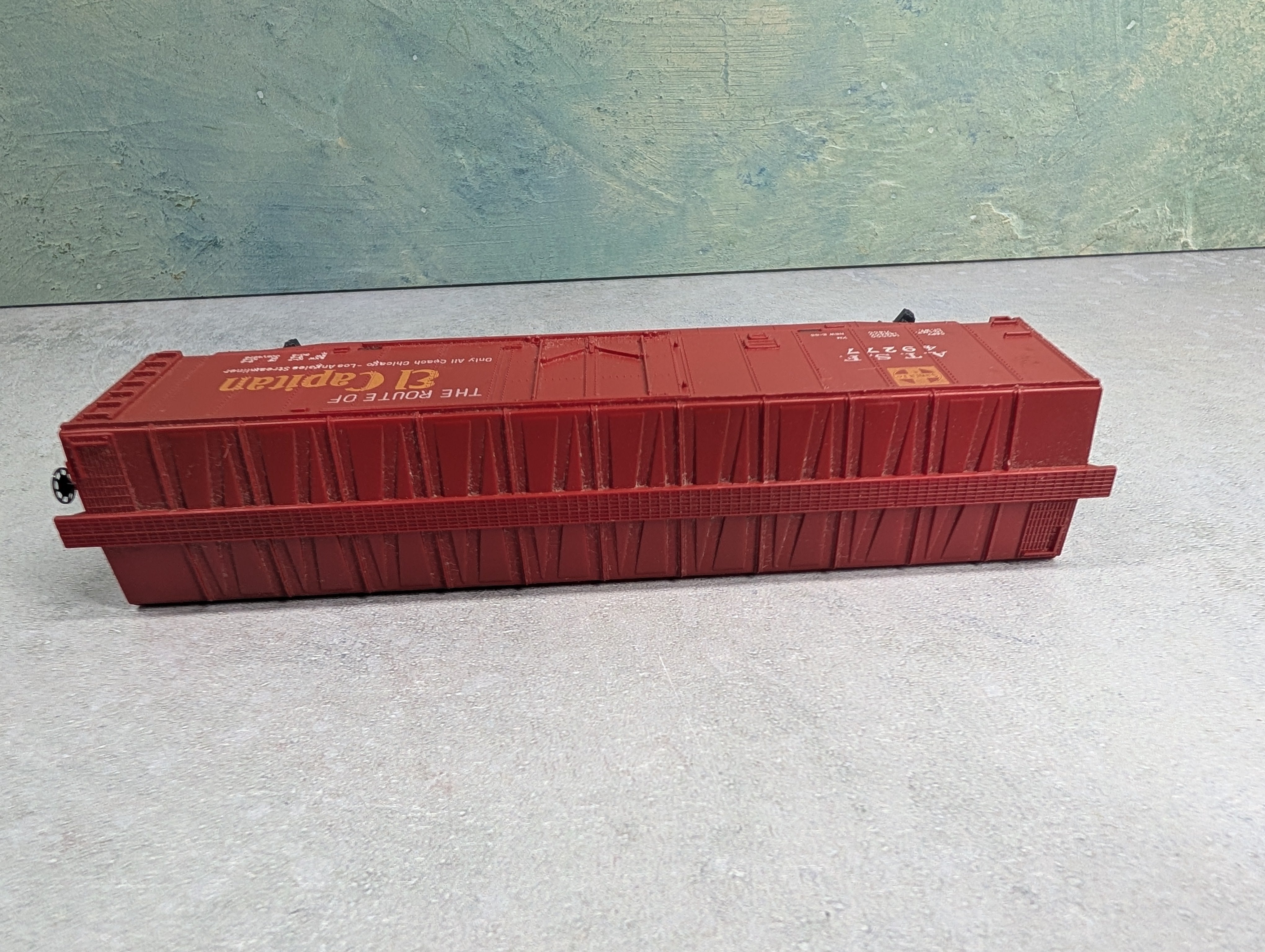 USED Tyco HO Scale 50' Box Car Santa Fe ATSF #49277