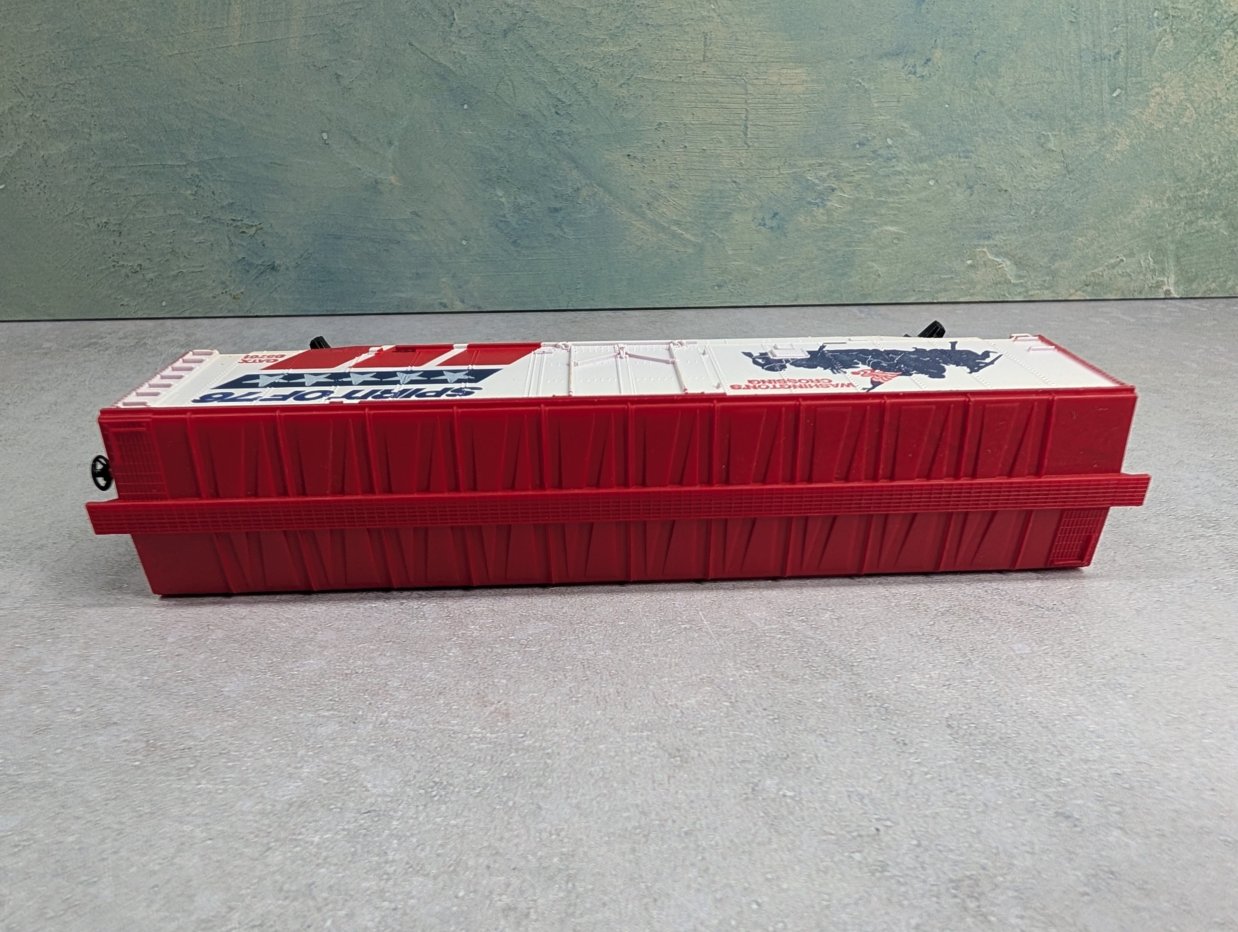 USED Tyco HO Scale 50' Box Car Spirit of '76 GATX #85761 Washington's Crossing