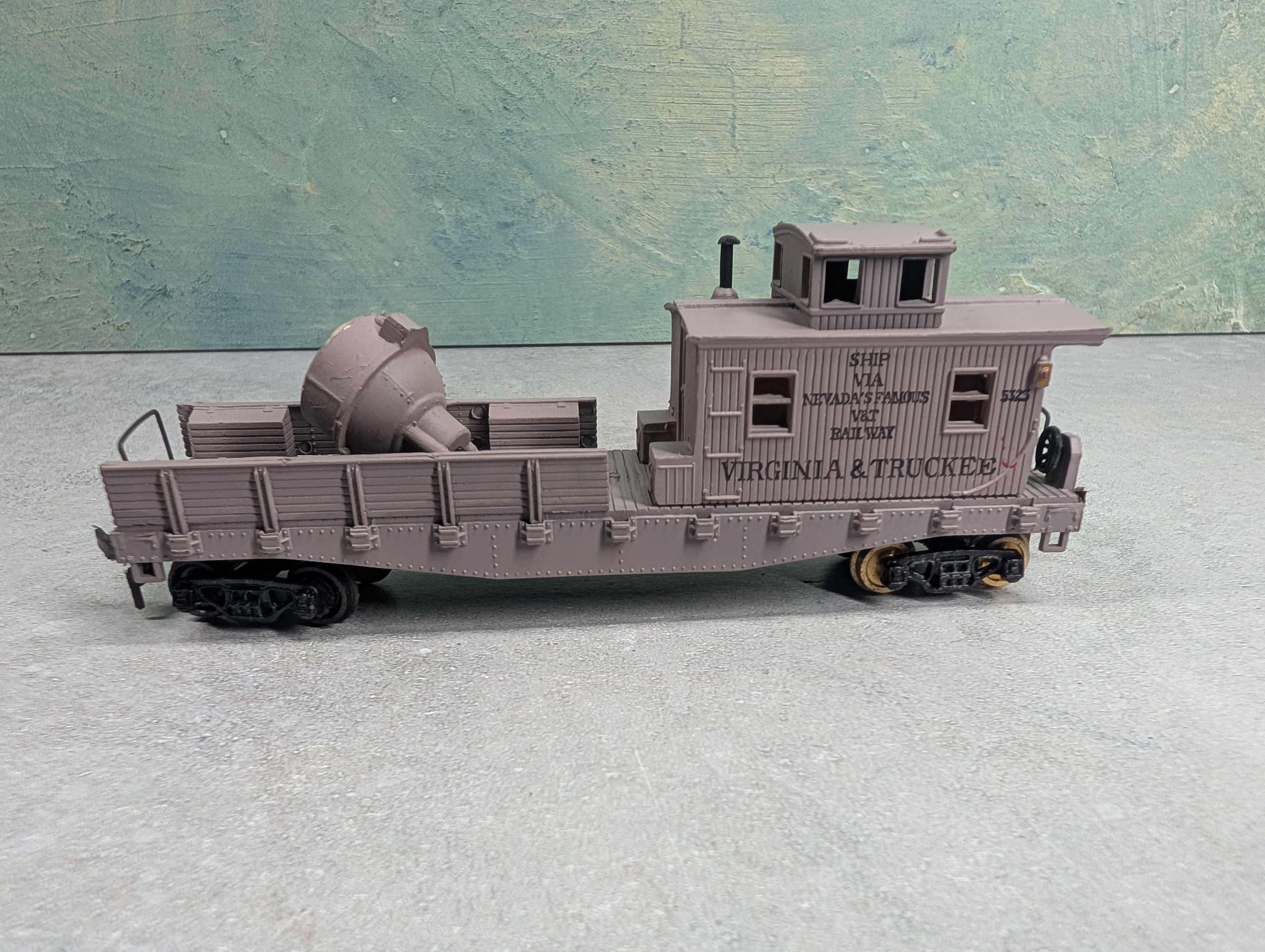 USED Life-Like HO Scale Searchlight Car Virginia and Truckee V&T #5323
