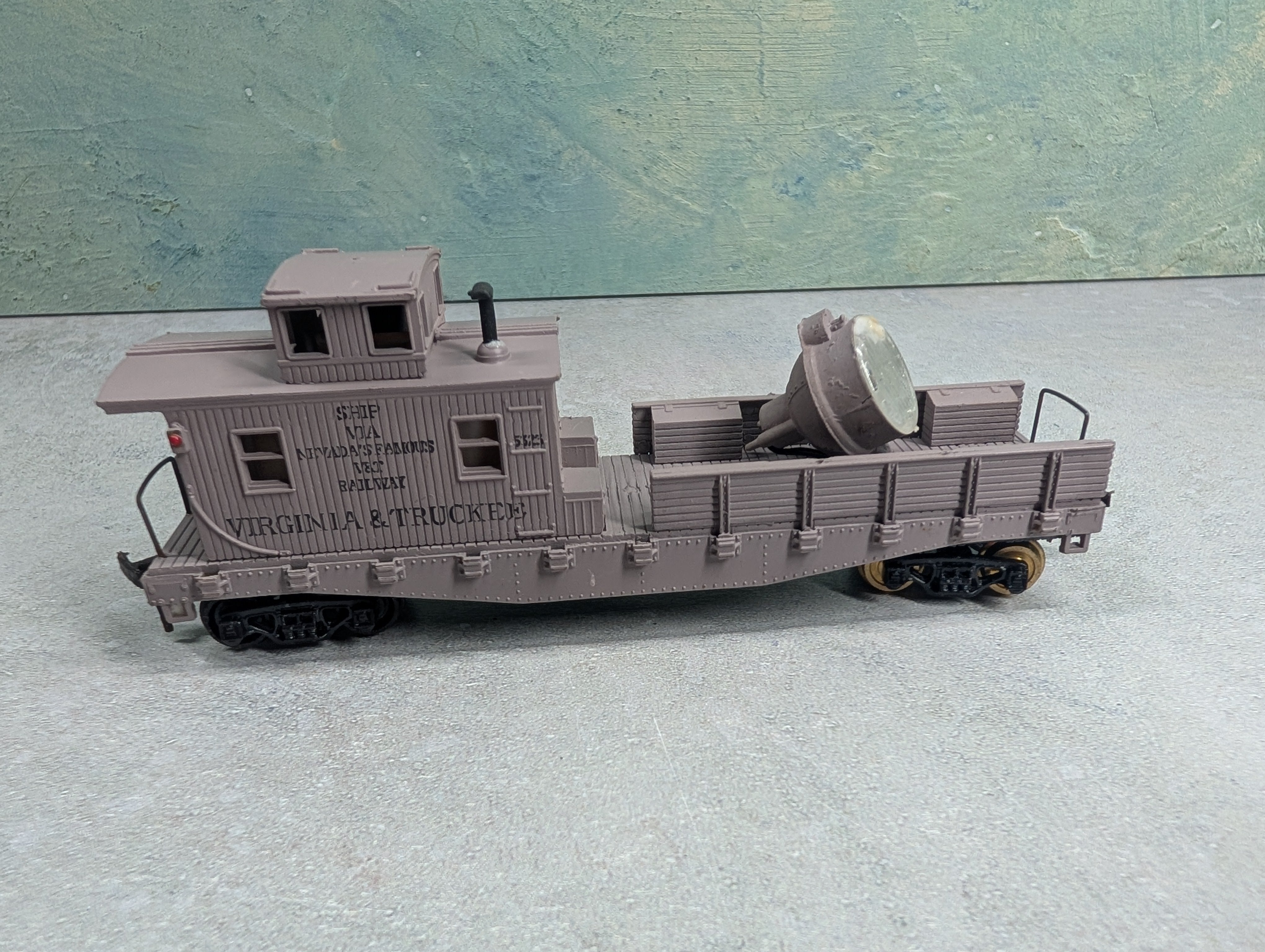 USED Life-Like HO Scale Searchlight Car Virginia and Truckee V&T #5323