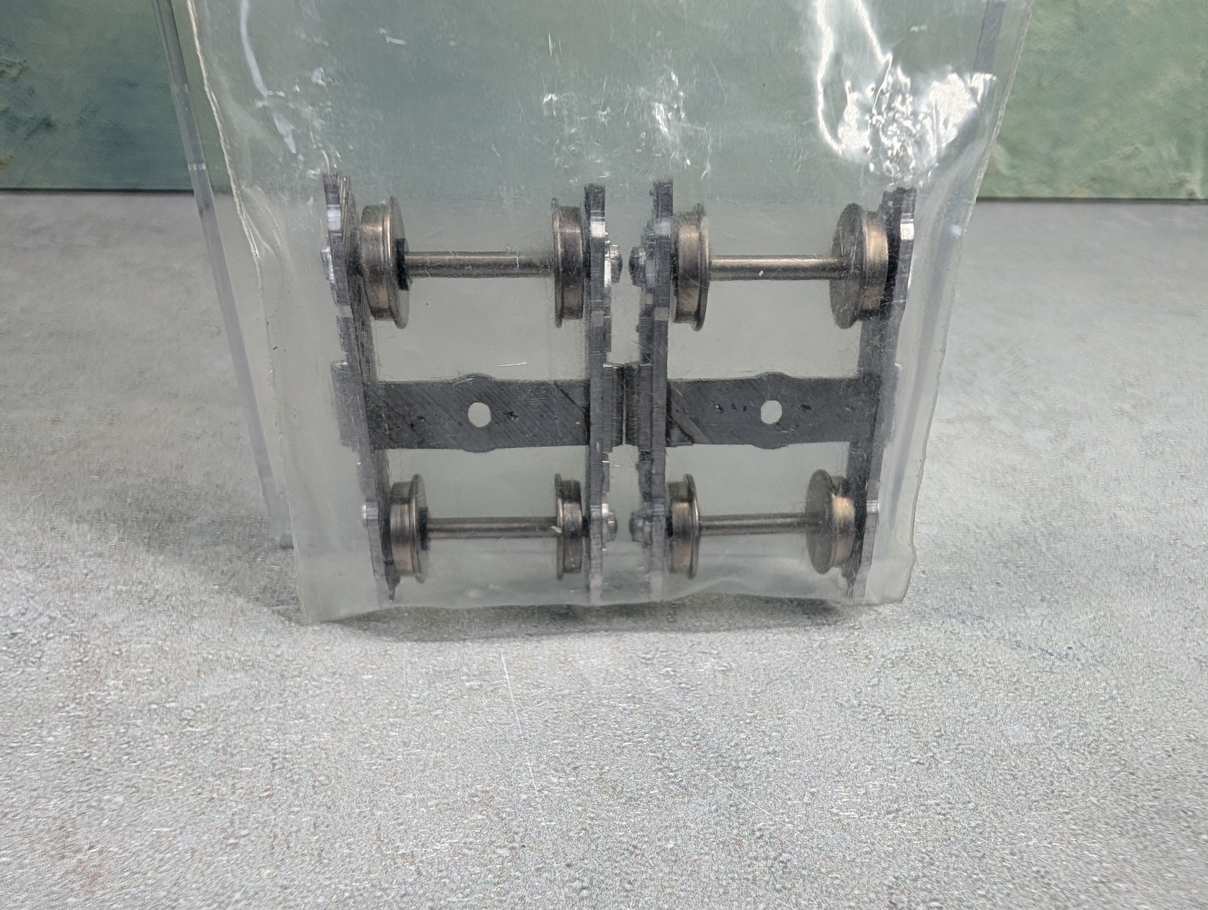 USED Cape Line Models T-50 HO Scale 36" Metal Trucks Commonwealth