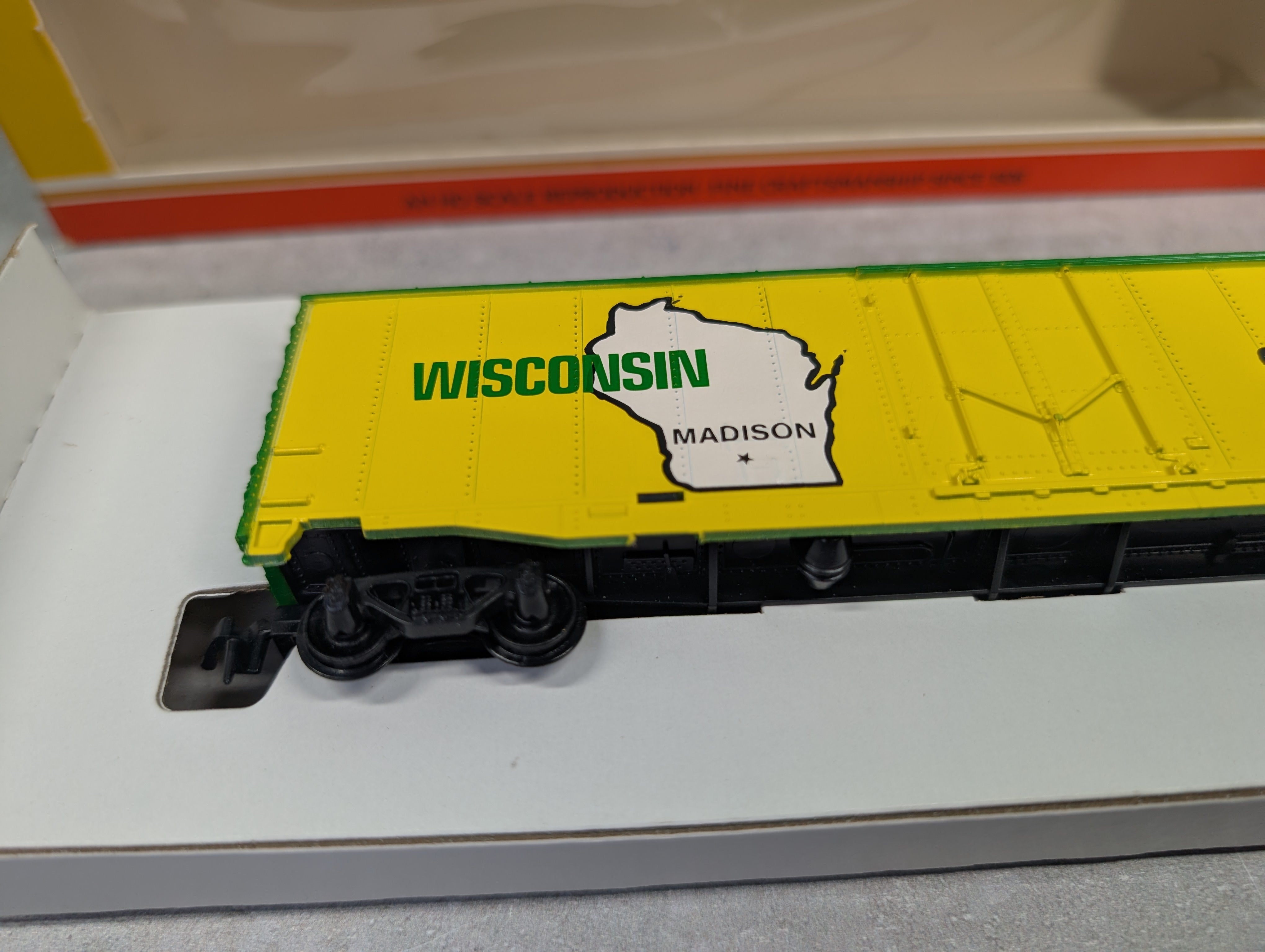 USED Mantua #711-30 HO Scale State Box Car Wisconsin The Dairy State