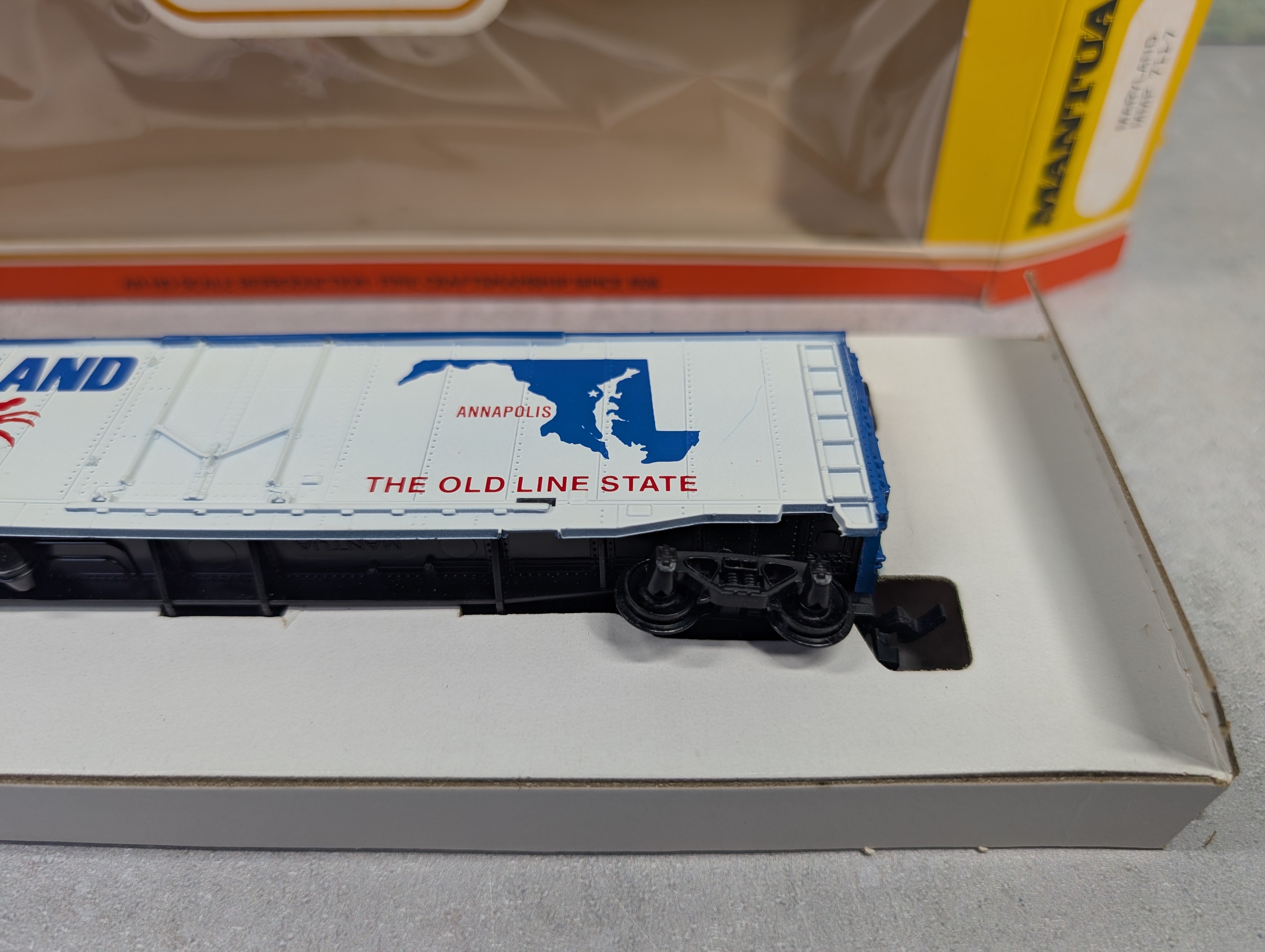USED Mantua #711-7 HO Scale State Box Car Maryland The Old Line State