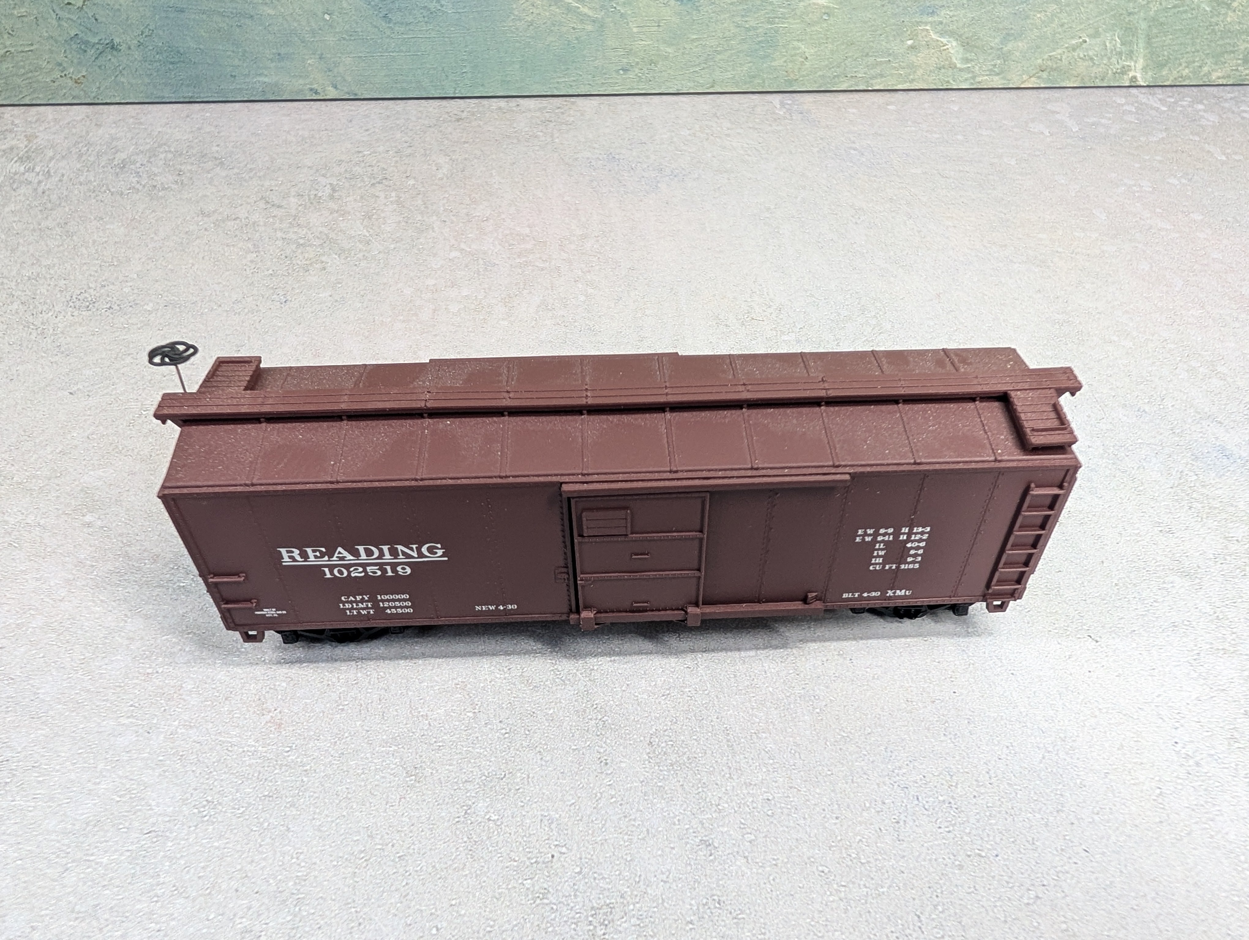 USED Walthers 931-622 HO Scale 40' X-29 Steel Box Car Reading #102519