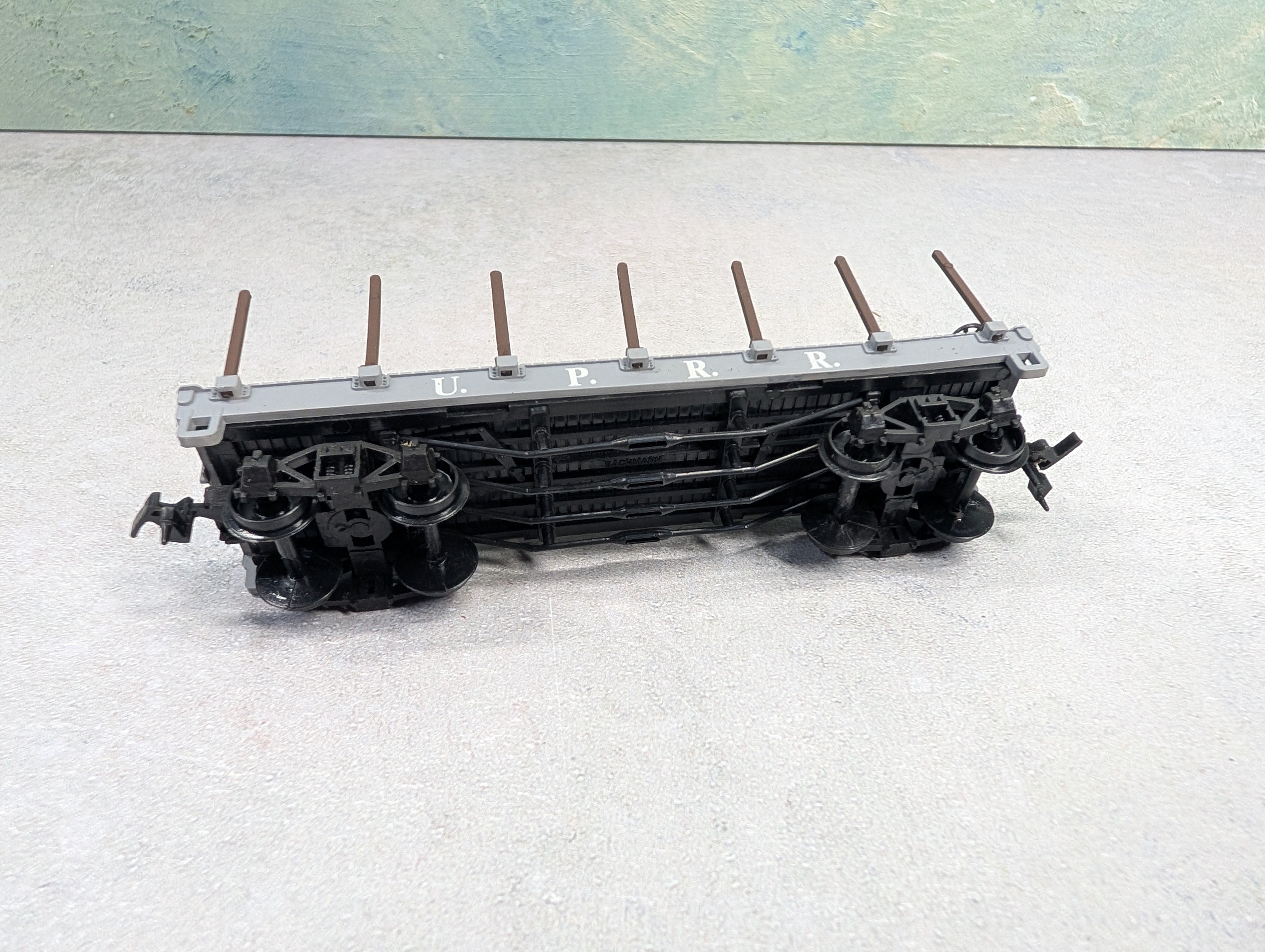 USED Bachmann 1411 HO Scale Old Time Flat Car Union Pacific