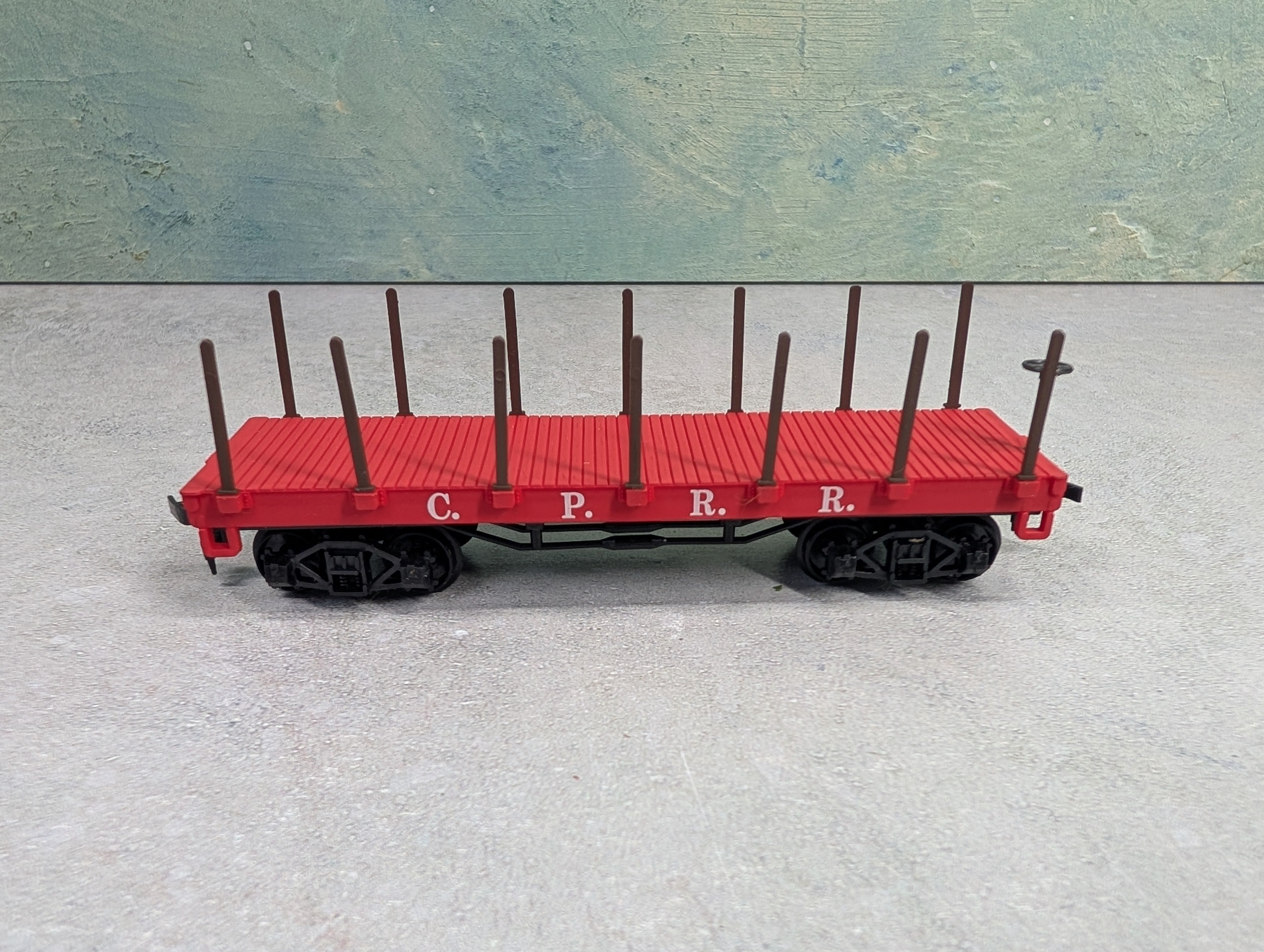 USED Bachmann 1416 HO Scale Old Time Flat Car Central Pacific