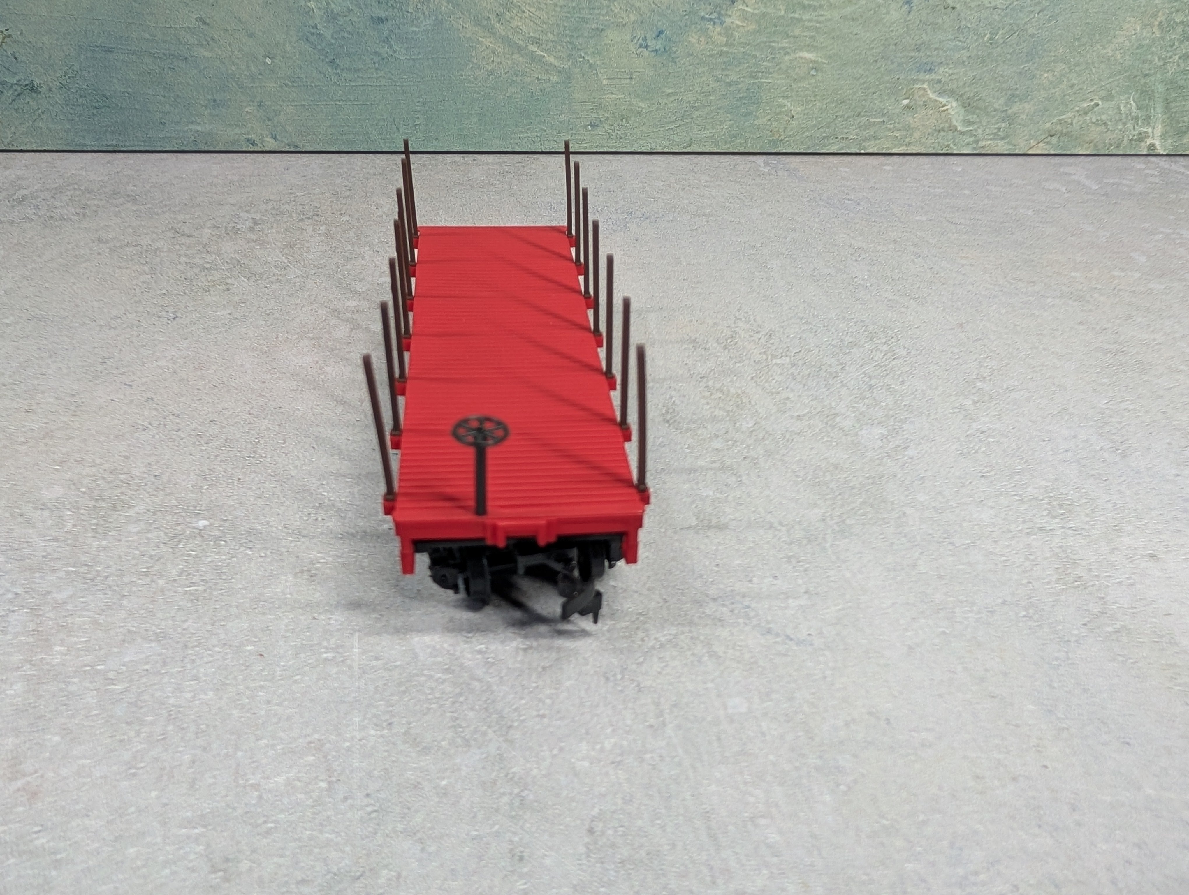 USED Bachmann 1416 HO Scale Old Time Flat Car Central Pacific