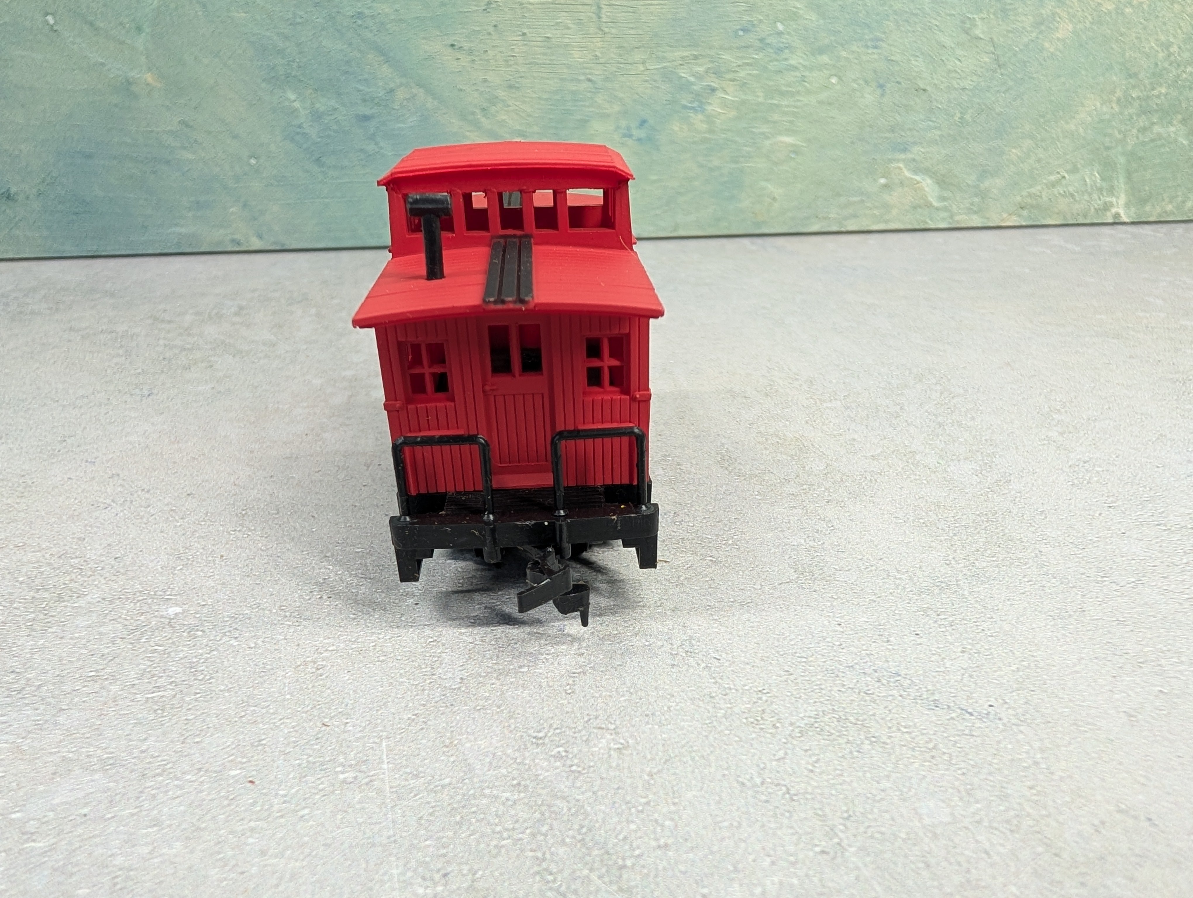 USED Bachmann 1419 HO Scale Old Time 4-Wheel Caboose Central Pacific Bobber