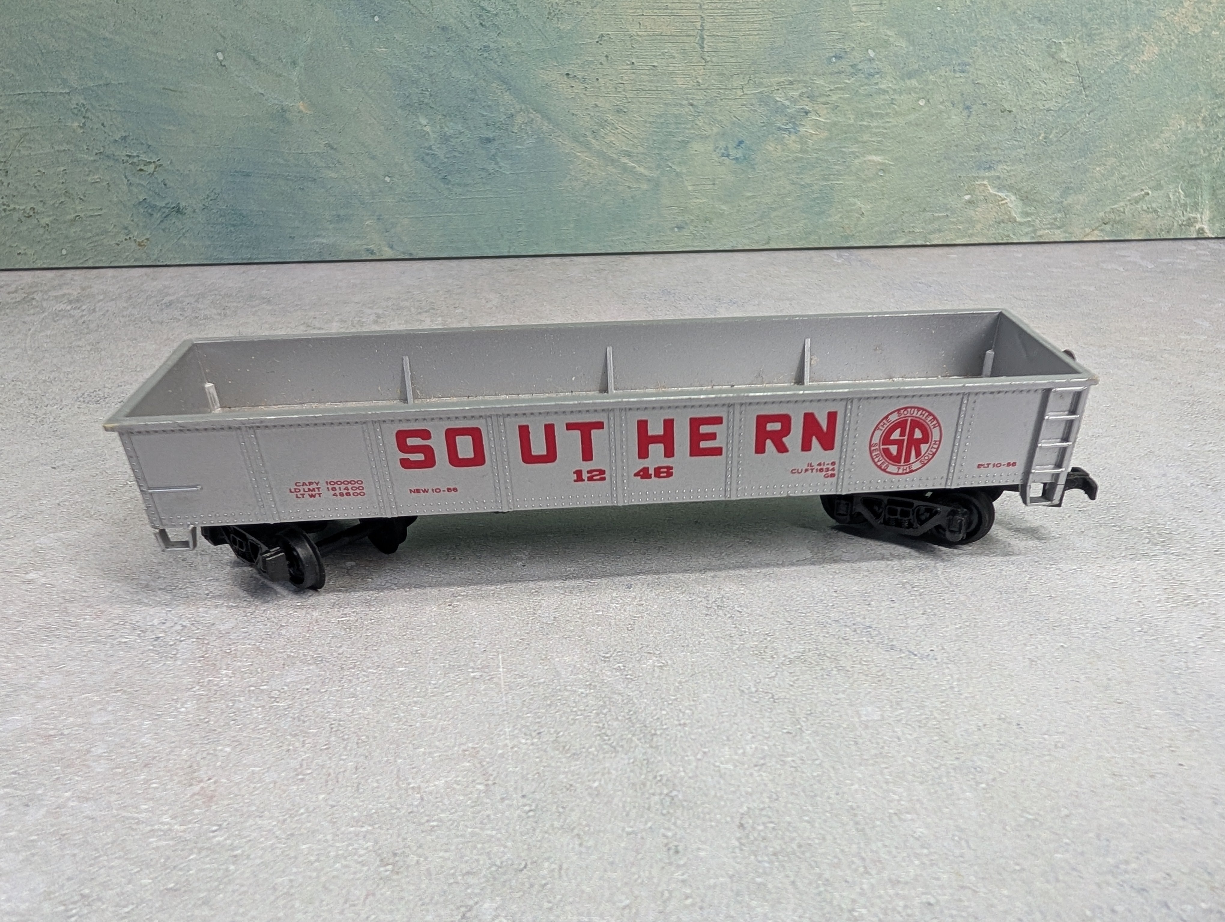 USED Bachmann HO Scale 40' Gondola Southern #1246