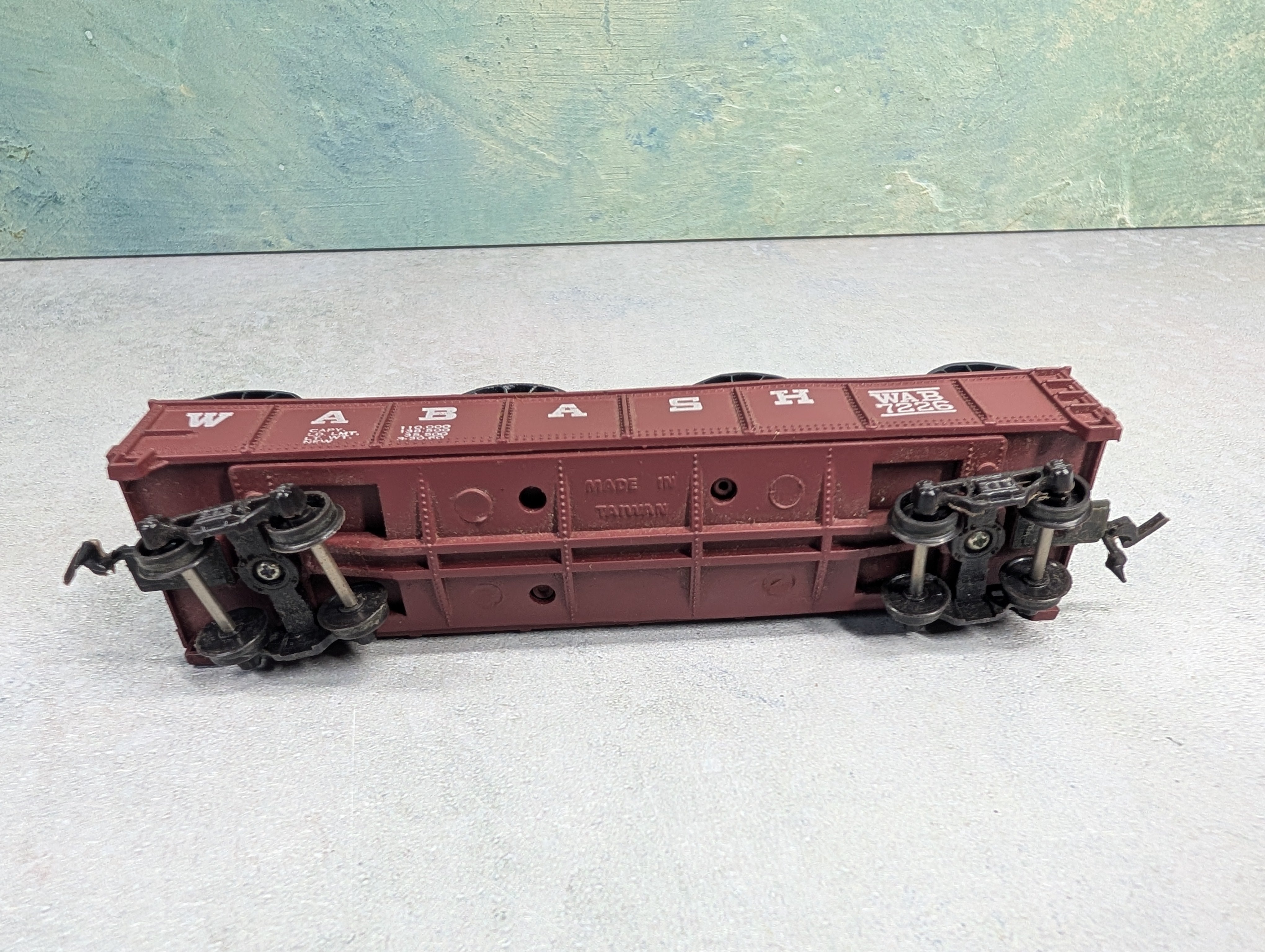 USED Varney HO Scale 40' Gondola Wabash WAB #7226