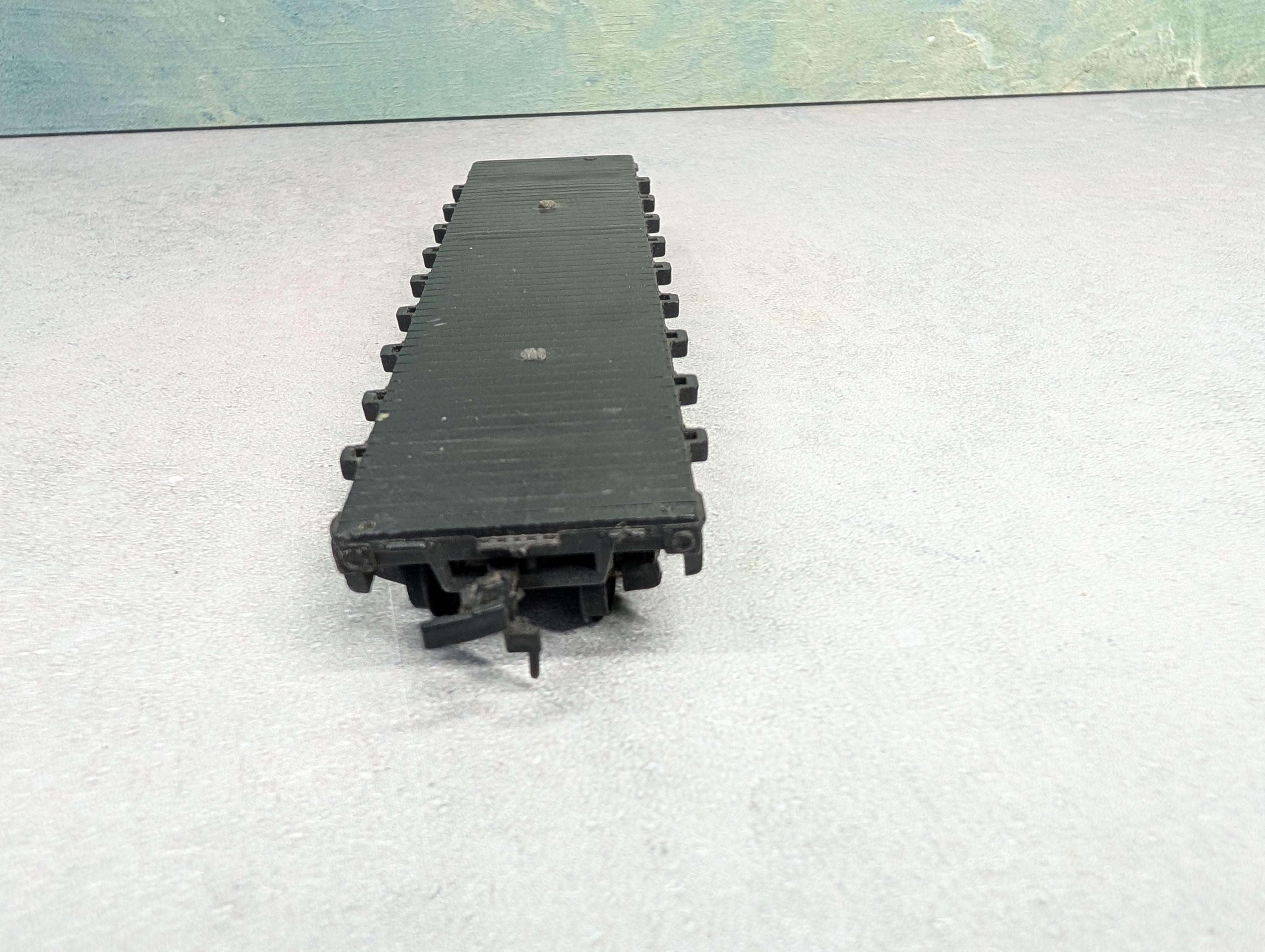 USED MARX HO Scale 40' Flat Car Lehigh Valley LV #10049