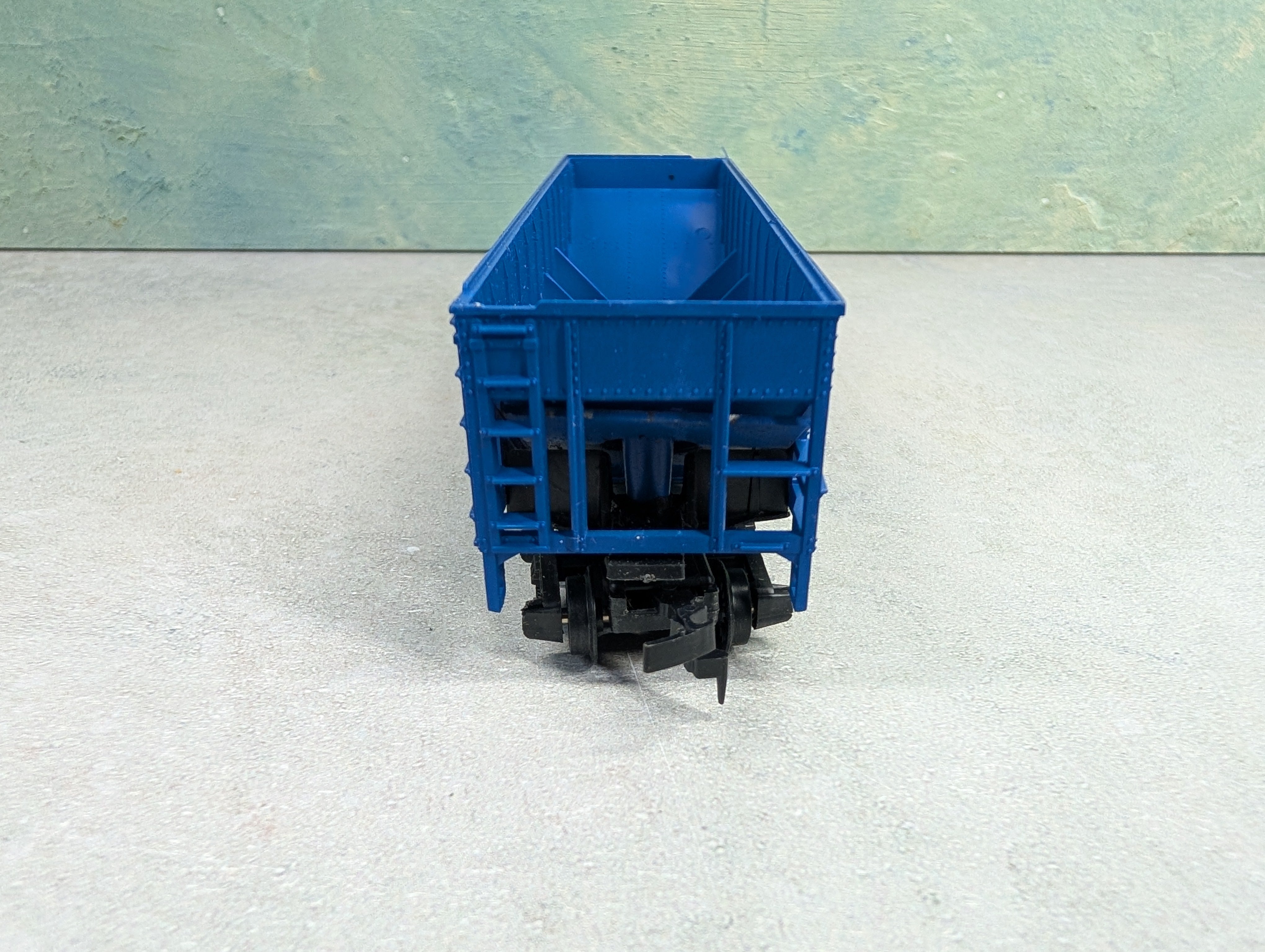 USED Model Power HO Scale Operating Quad Hopper Boston and Maine BM #71714