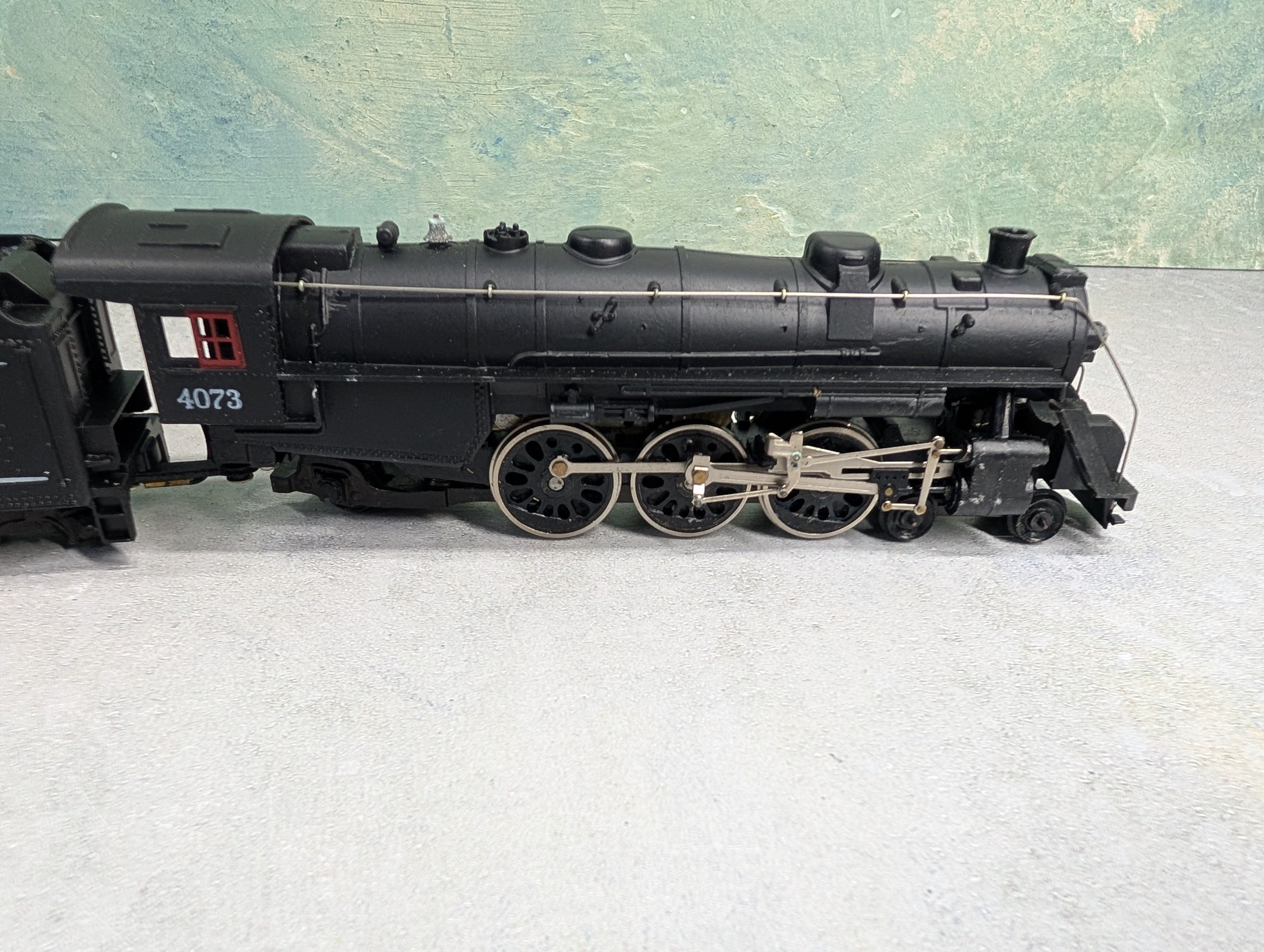 USED Tyco HO Scale Pacific Steam Locomotive Union Pacific #4073 Parts/Repairs DC